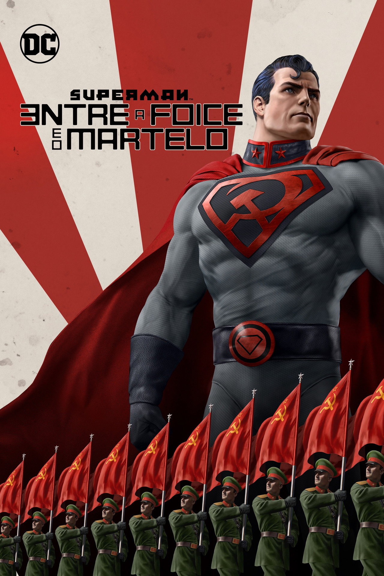 Pôster de Superman: Entre a Foice e o Martelo