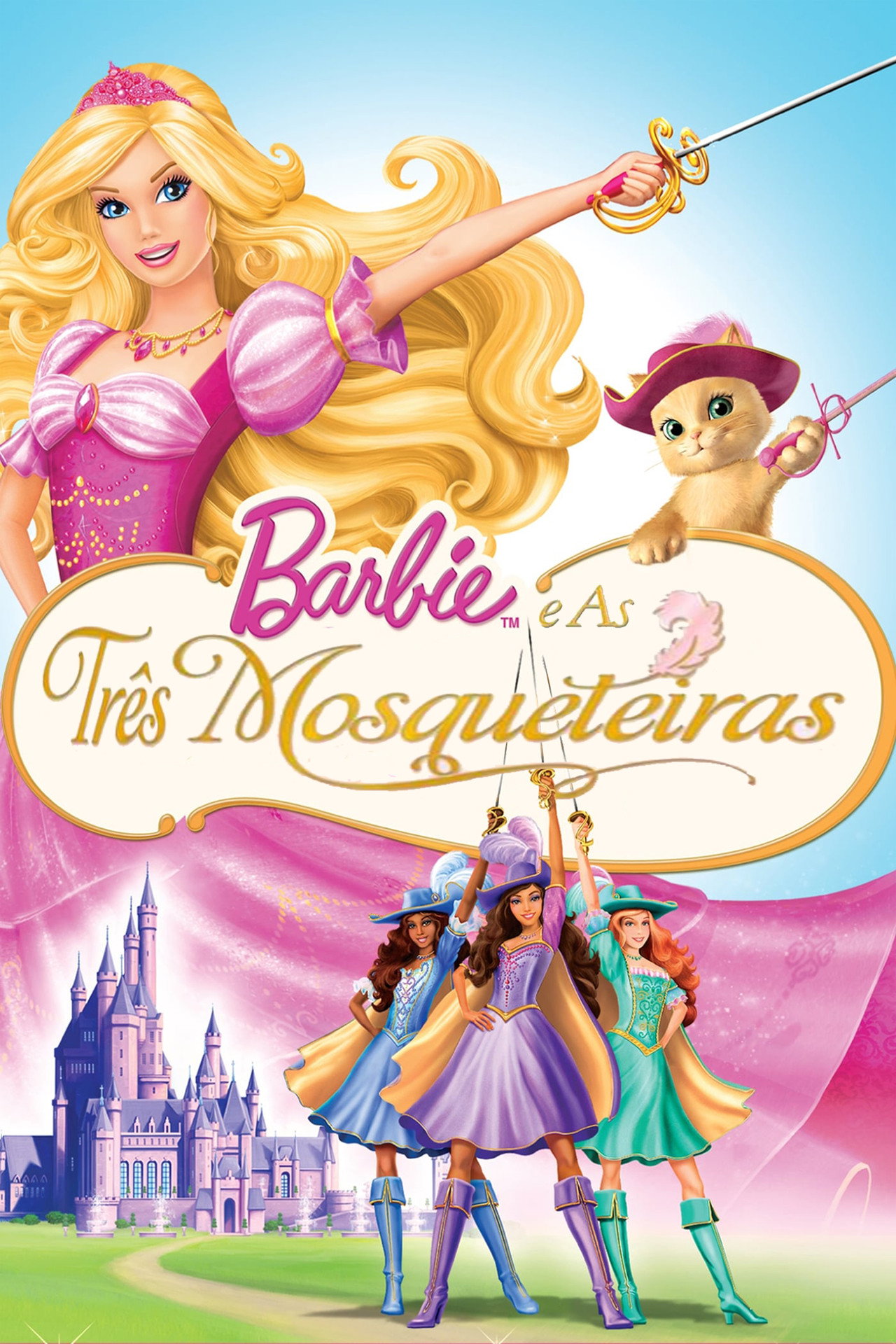 Pôster de Barbie e As Três Mosqueteiras