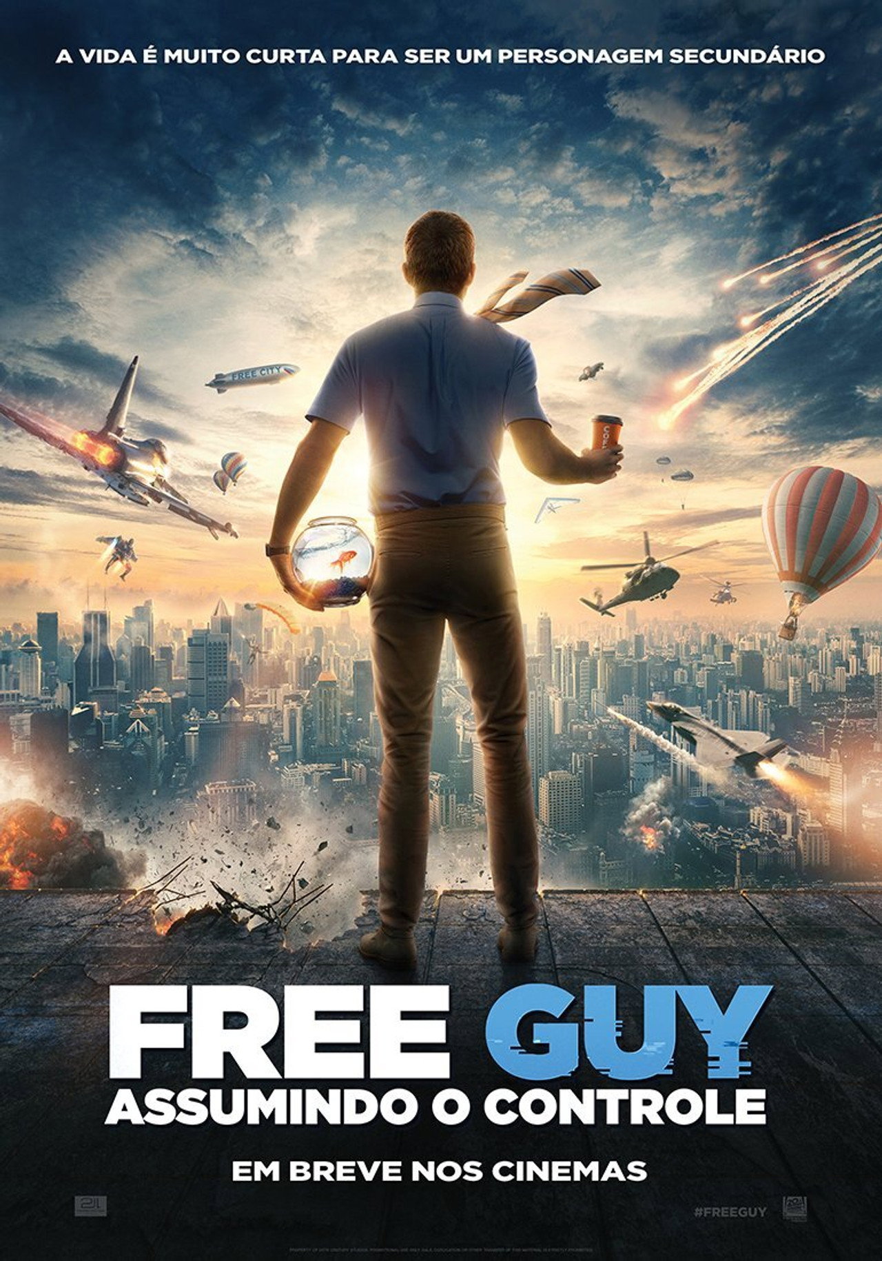 Pôster de Free Guy: Assumindo o Controle