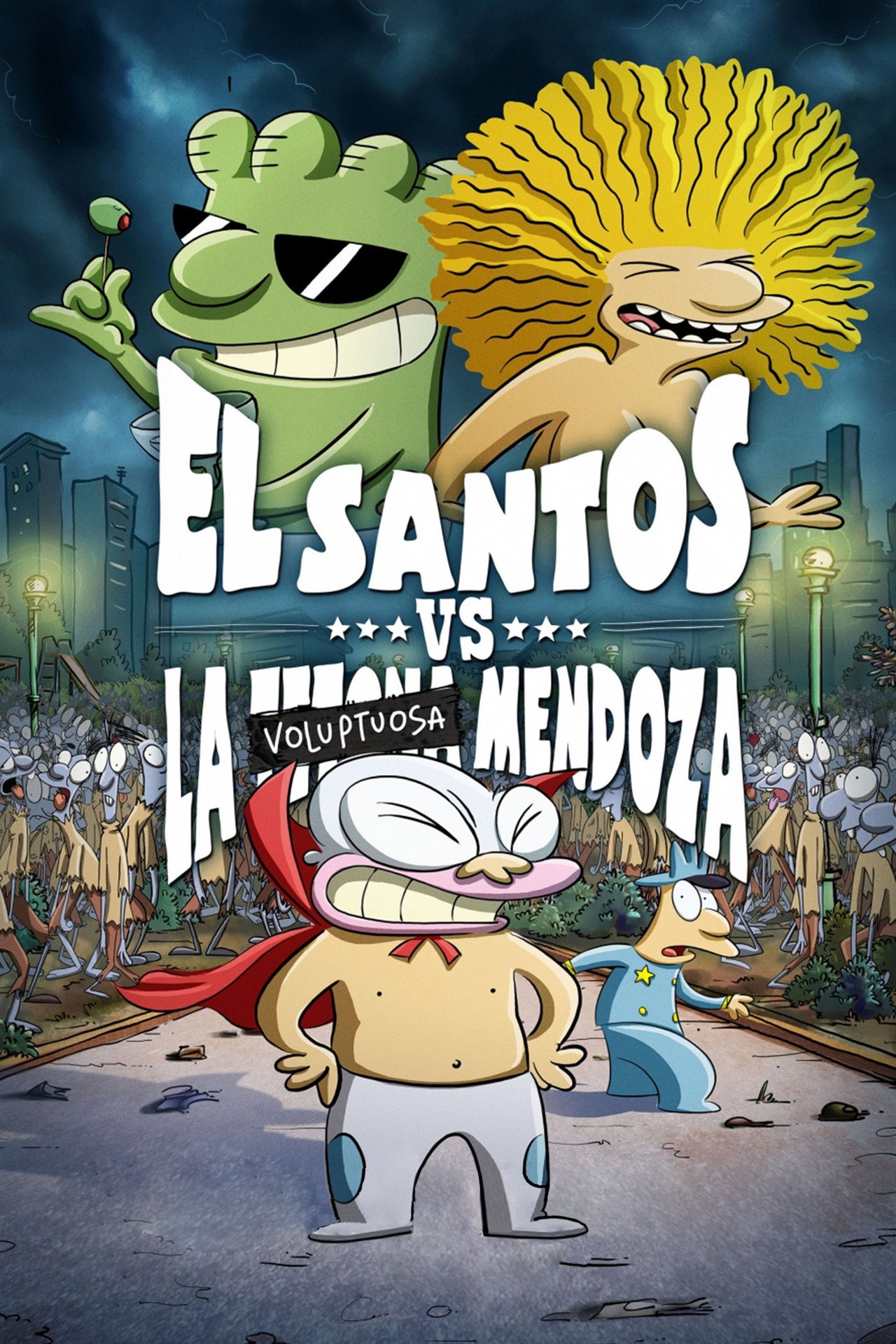 Pôster de El Santos vs la Tetona Mendoza