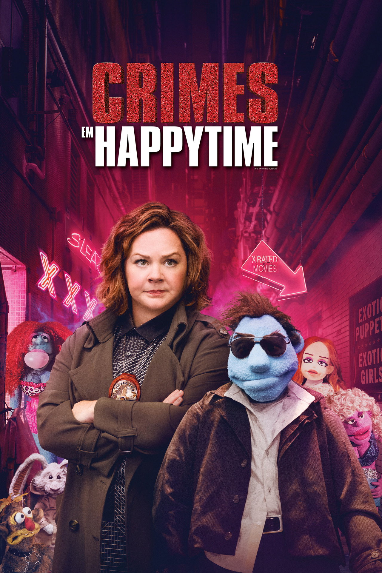 Pôster de Crimes em Happytime