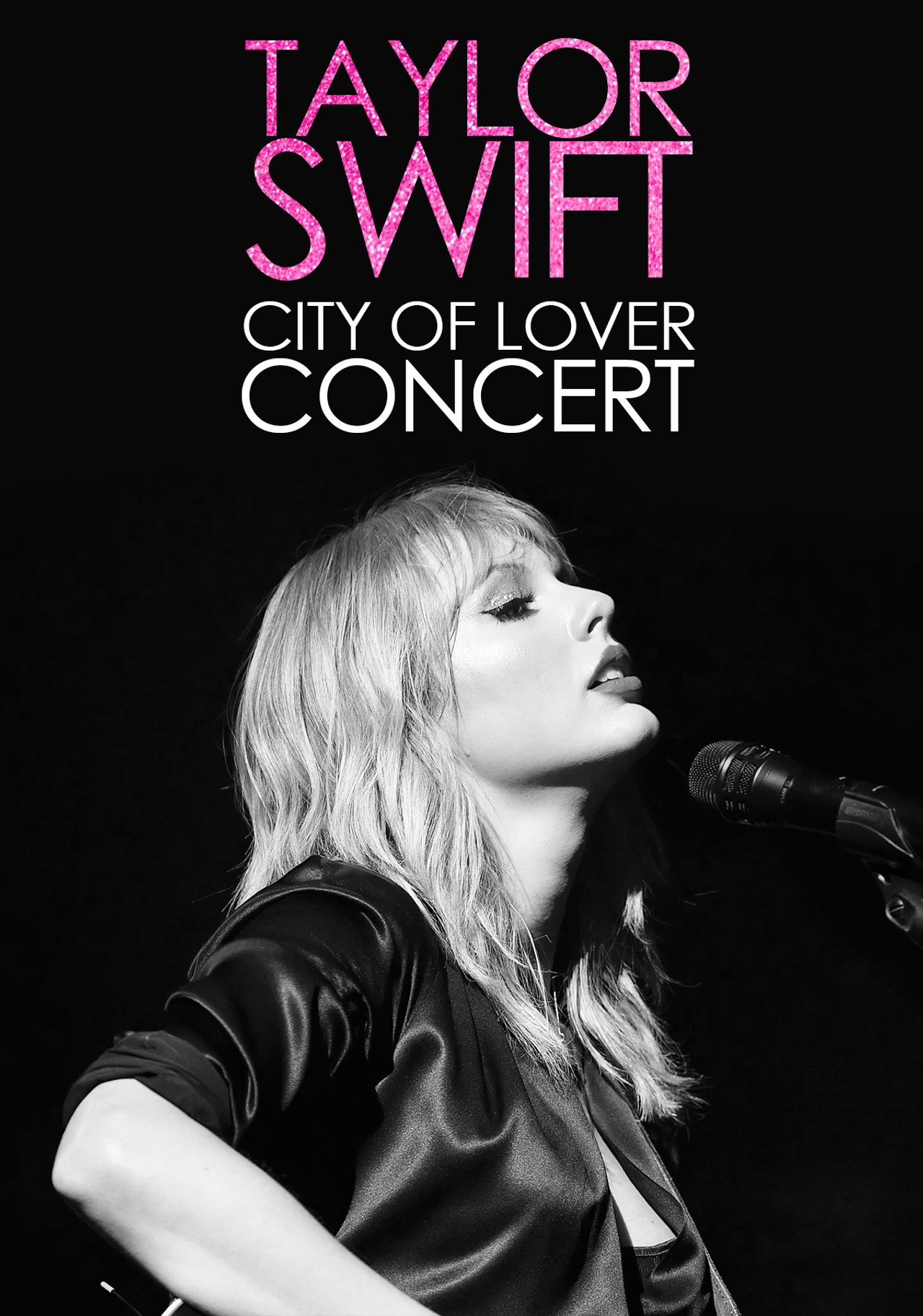 Pôster de Taylor Swift City of Lover Concert