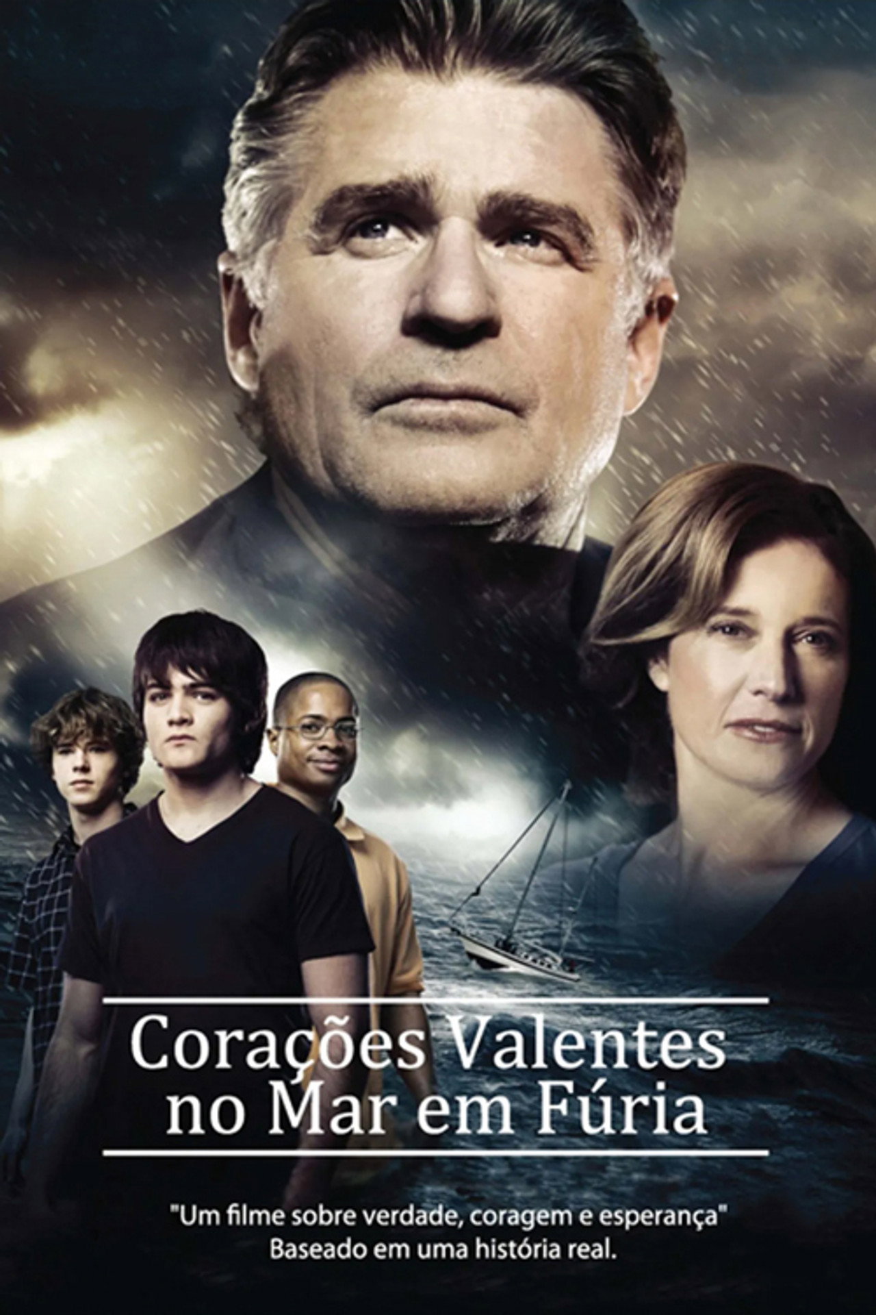 Pôster de Corações Valentes No Mar Em Fúria