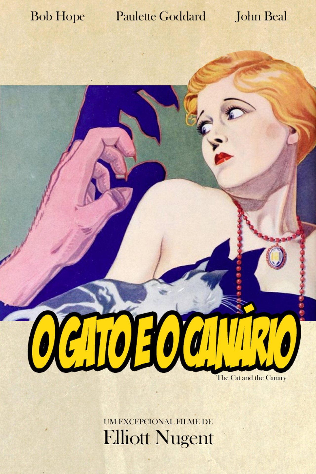 Pôster de O Gato e o Canário