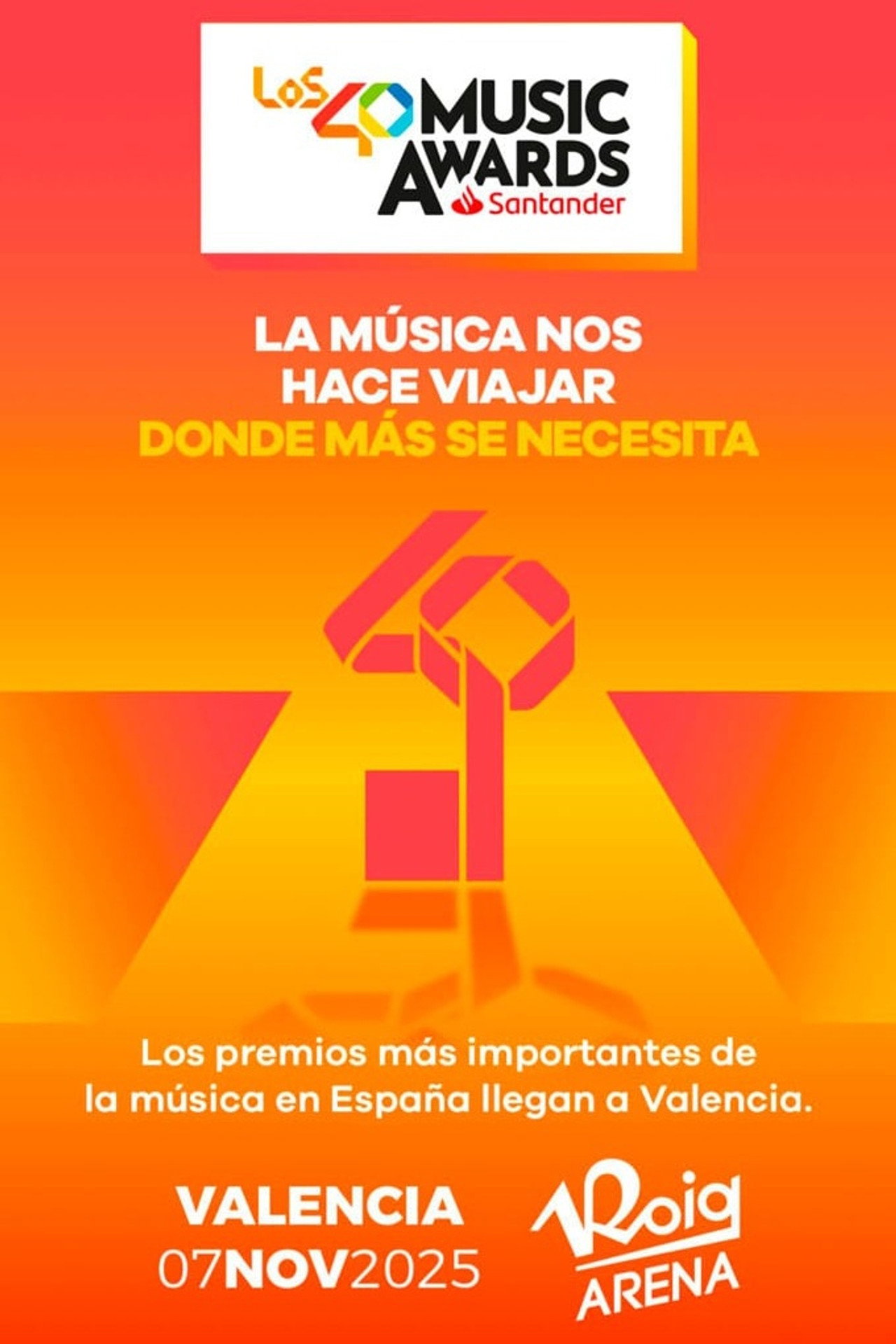 Pôster de LOS40 Music Awards