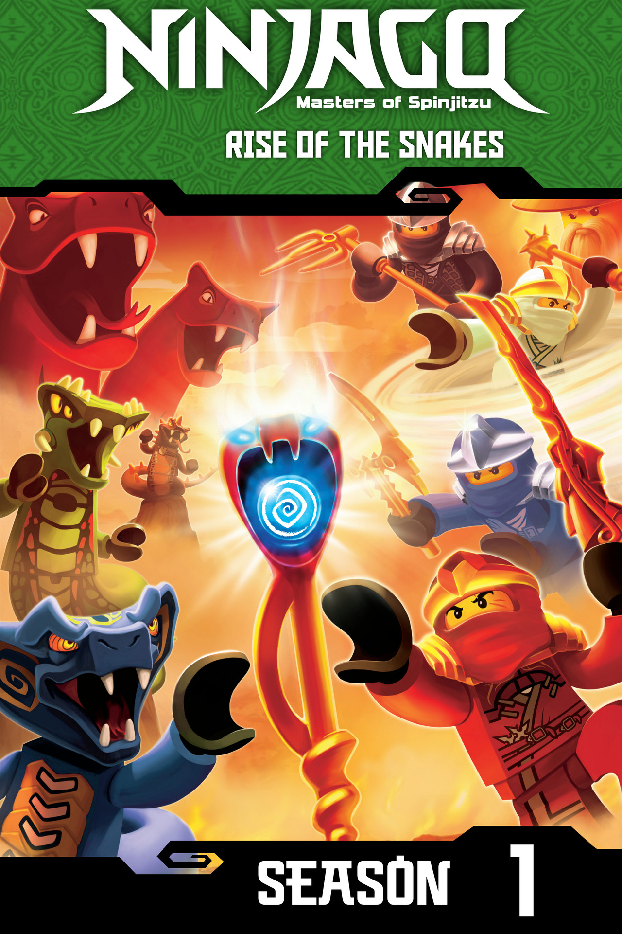 Pôster de Ninjago: Mestres do Spinjitzu