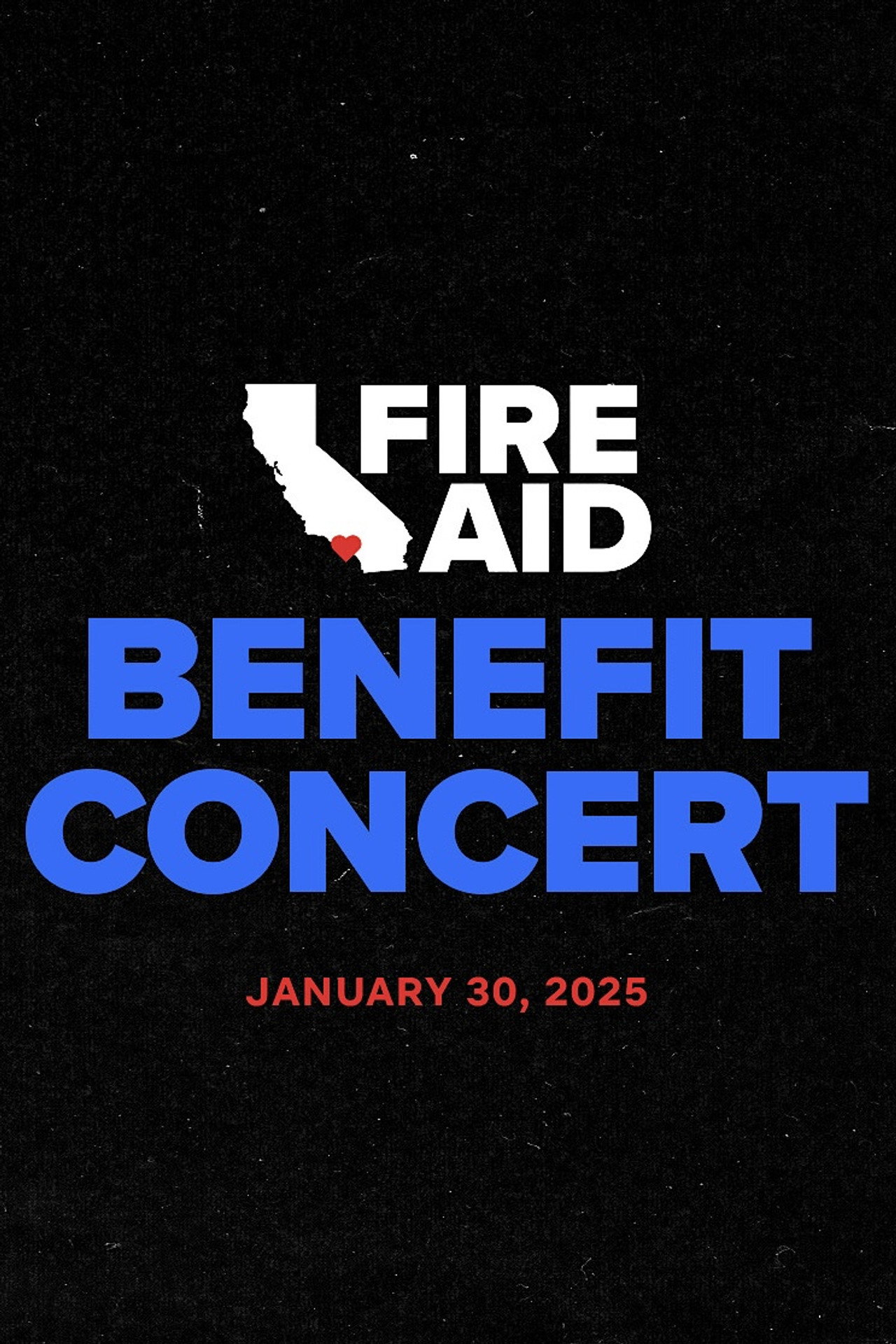 Pôster de FireAid Benefit Concert
