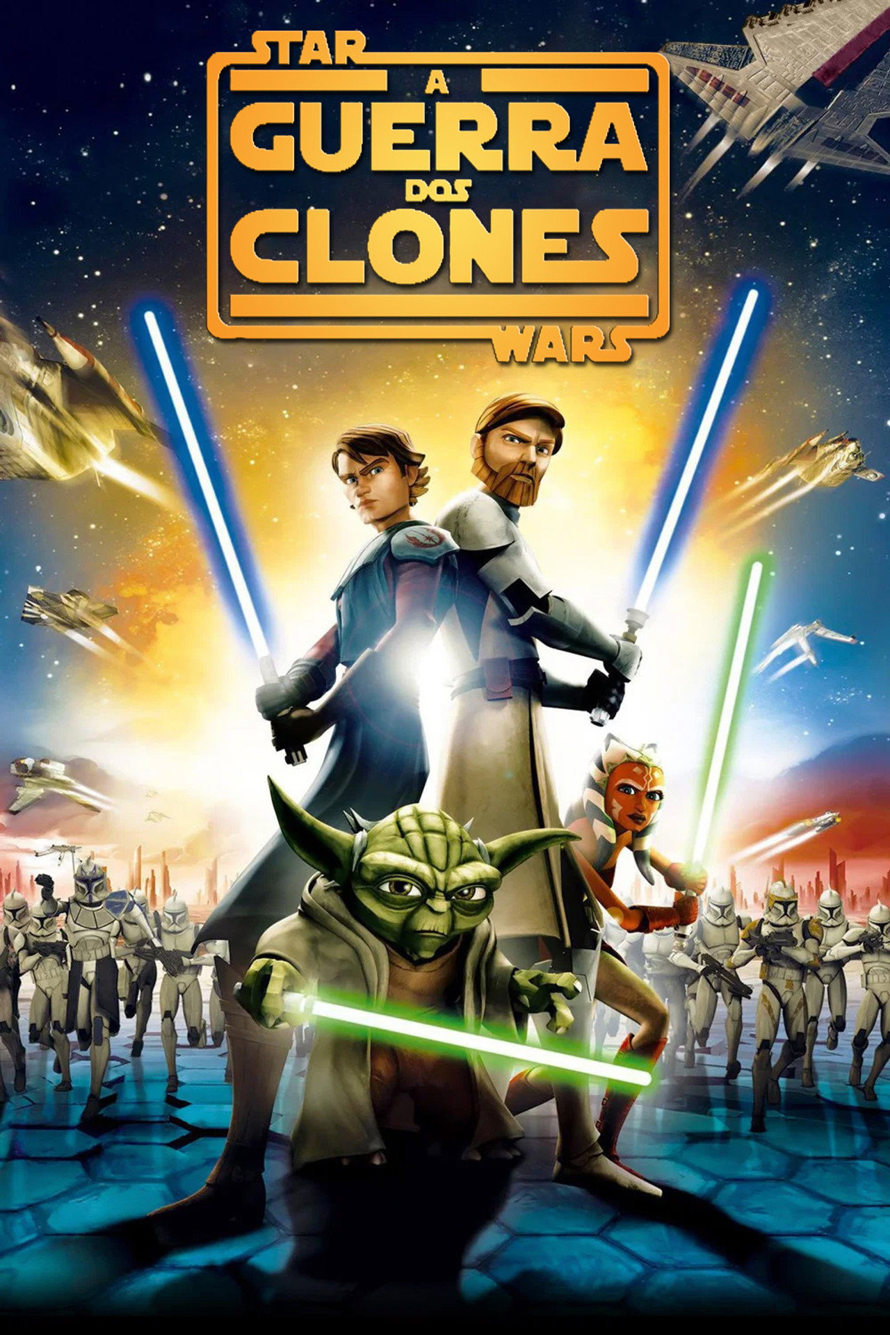 Pôster de Star Wars: A Guerra dos Clones