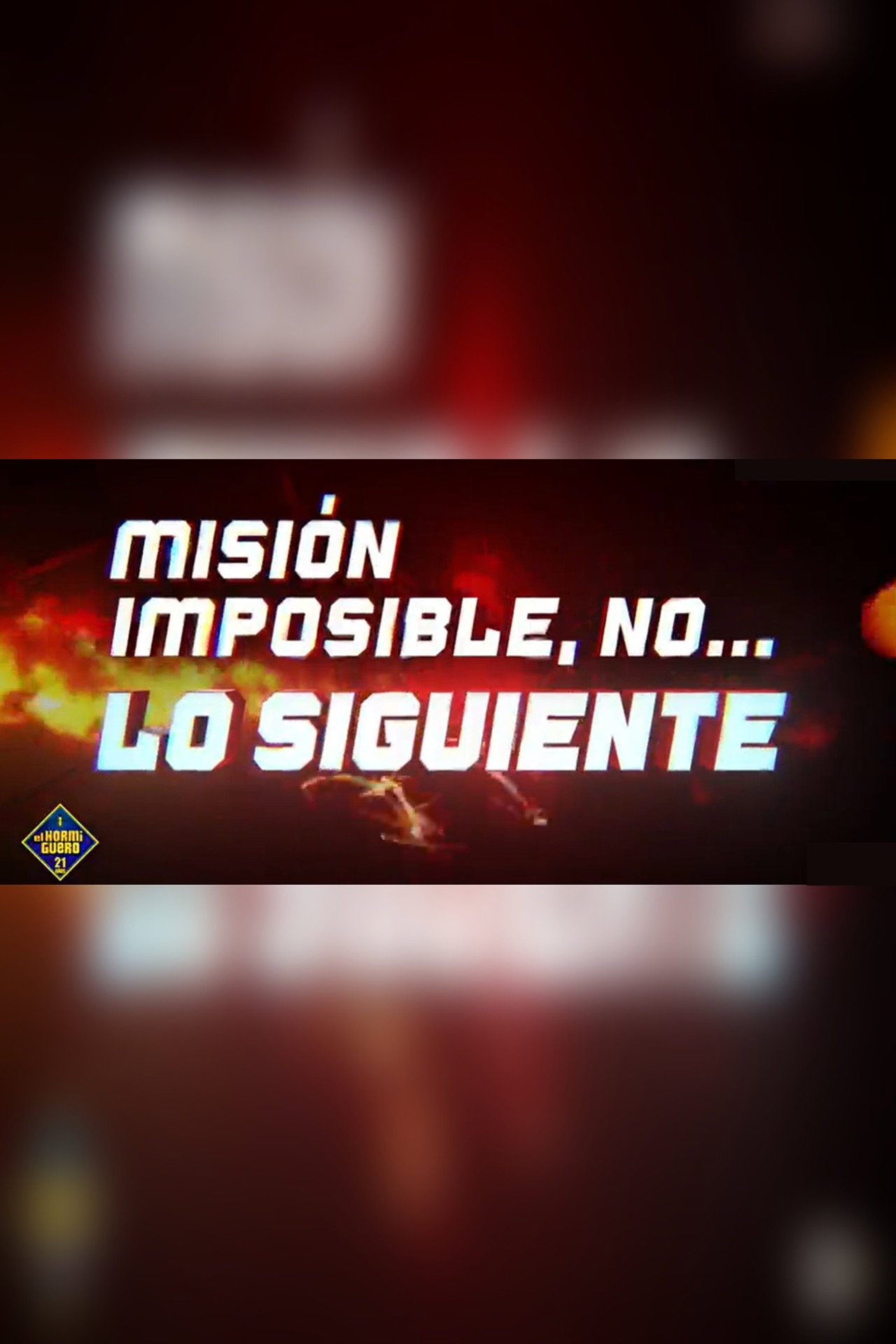 Pôster de Misión imposible, no... lo siguiente