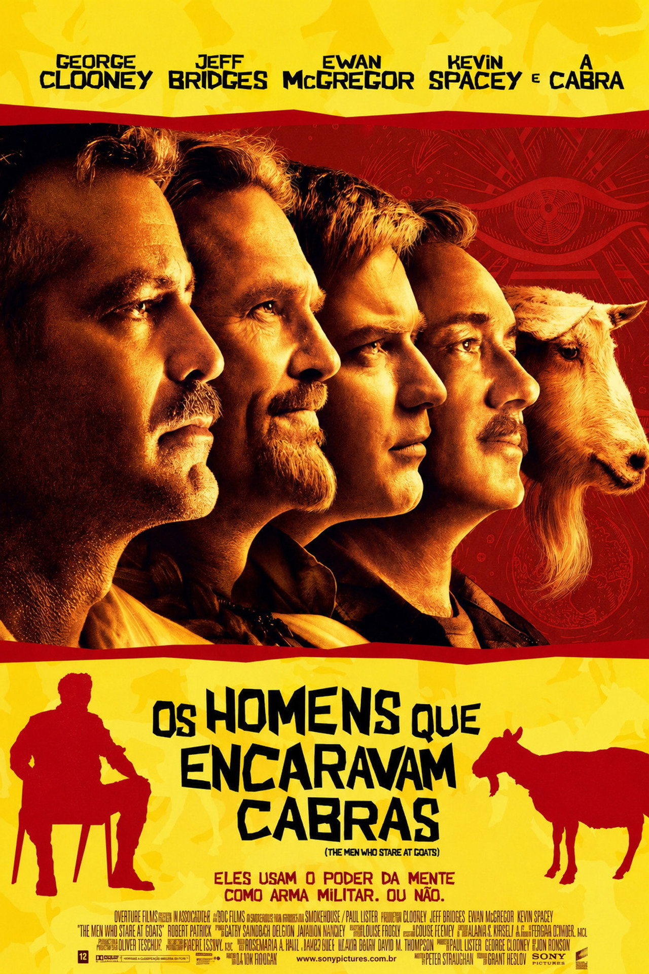 Pôster de Os Homens Que Encaravam Cabras