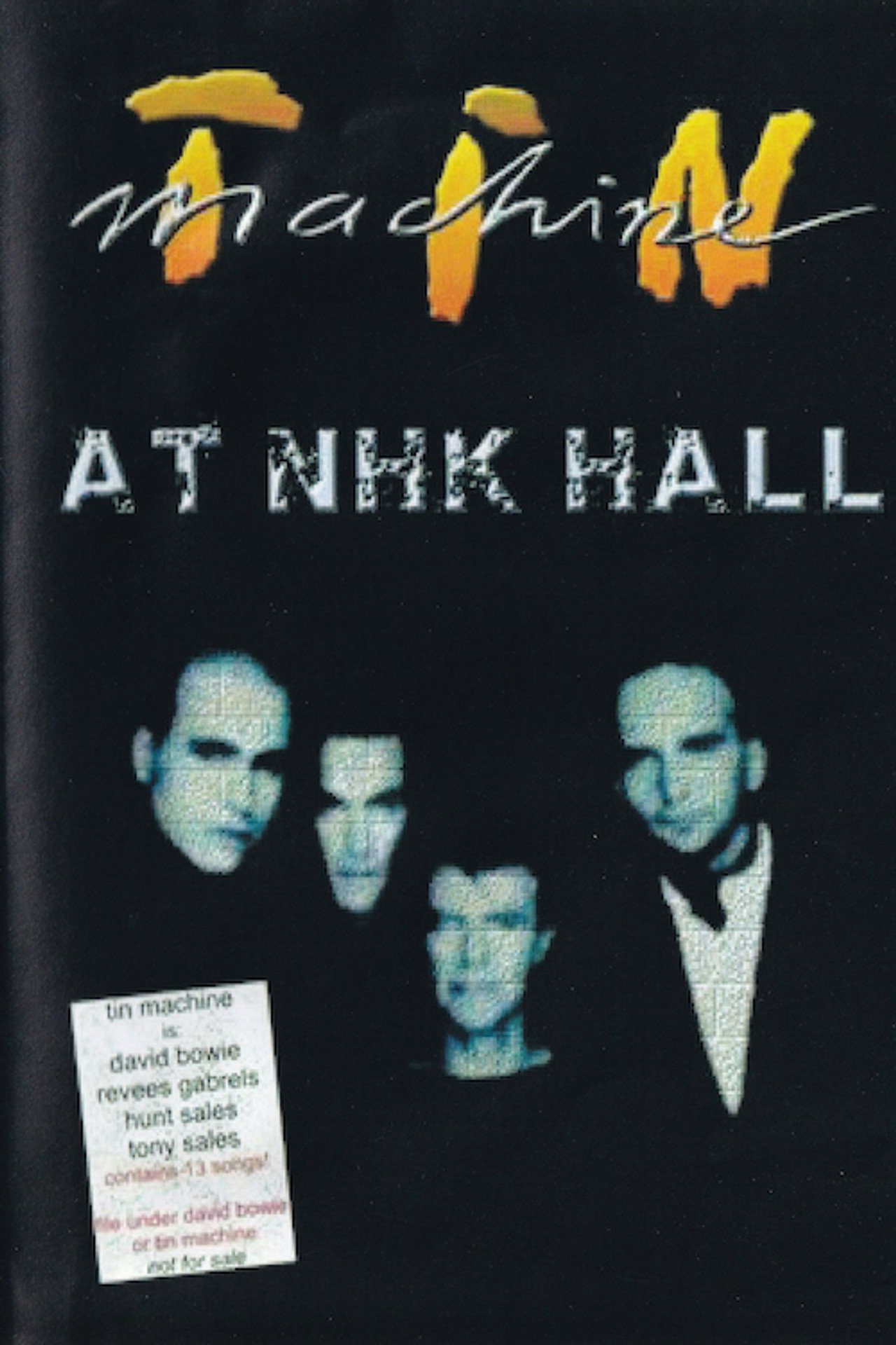 Pôster de Tin Machine - Live at Paradiso