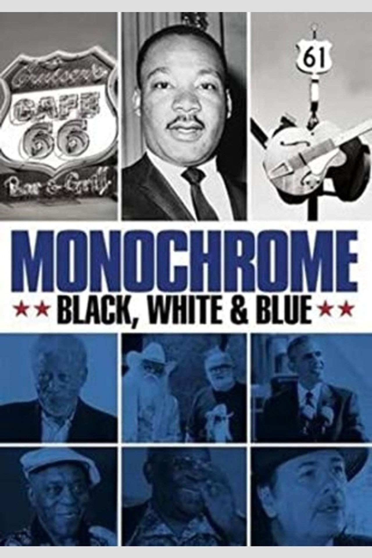 Pôster de Monochrome: Black, White & Blue