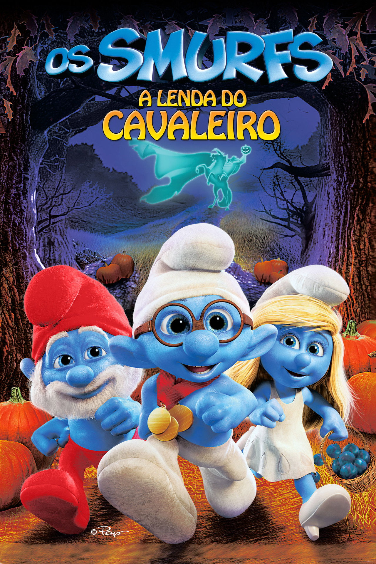 Pôster de Os Smurfs: O Conto de Halloween