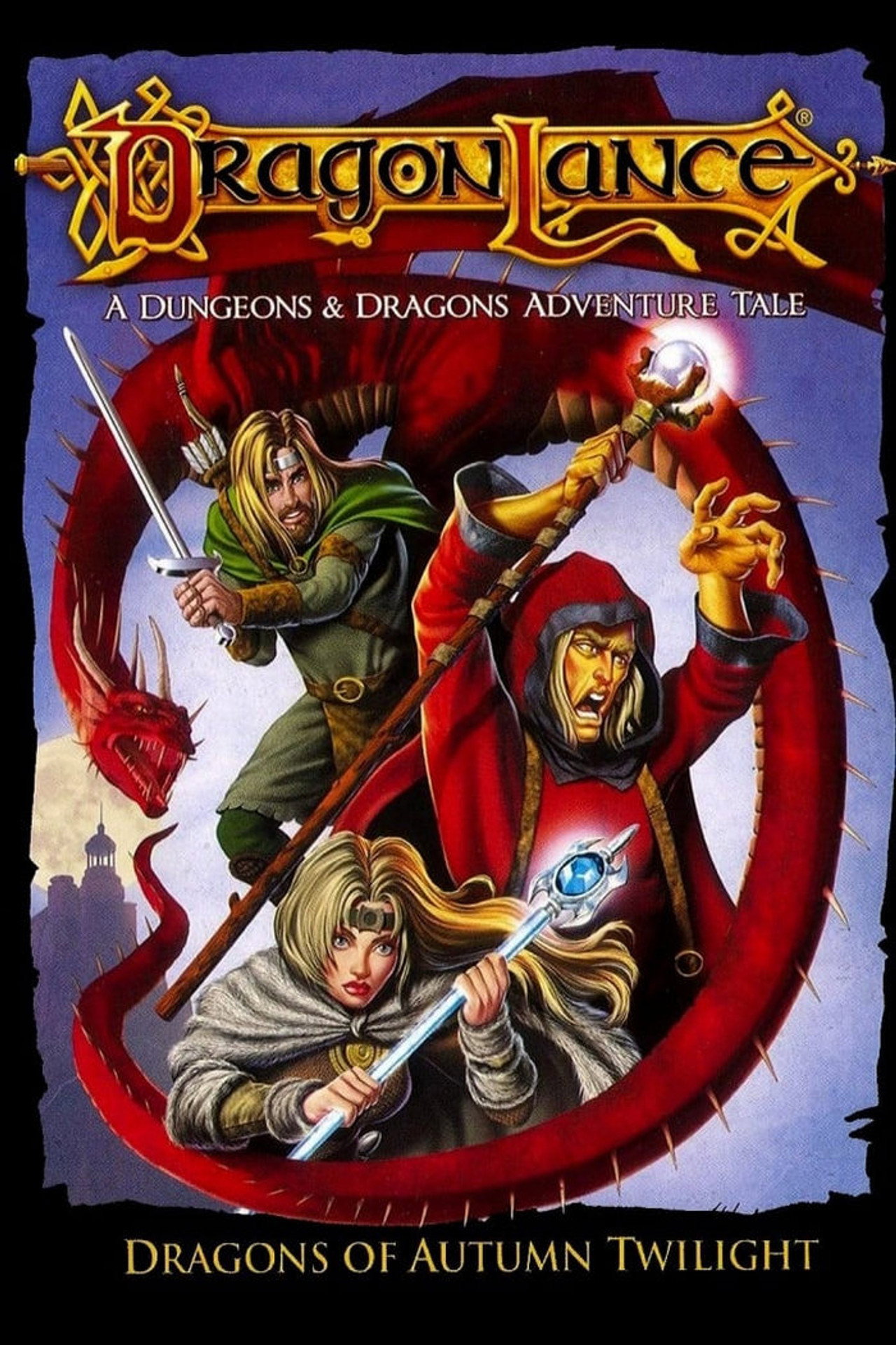 Pôster de Dragonlance: Dragões do Crepúsculo do Outono