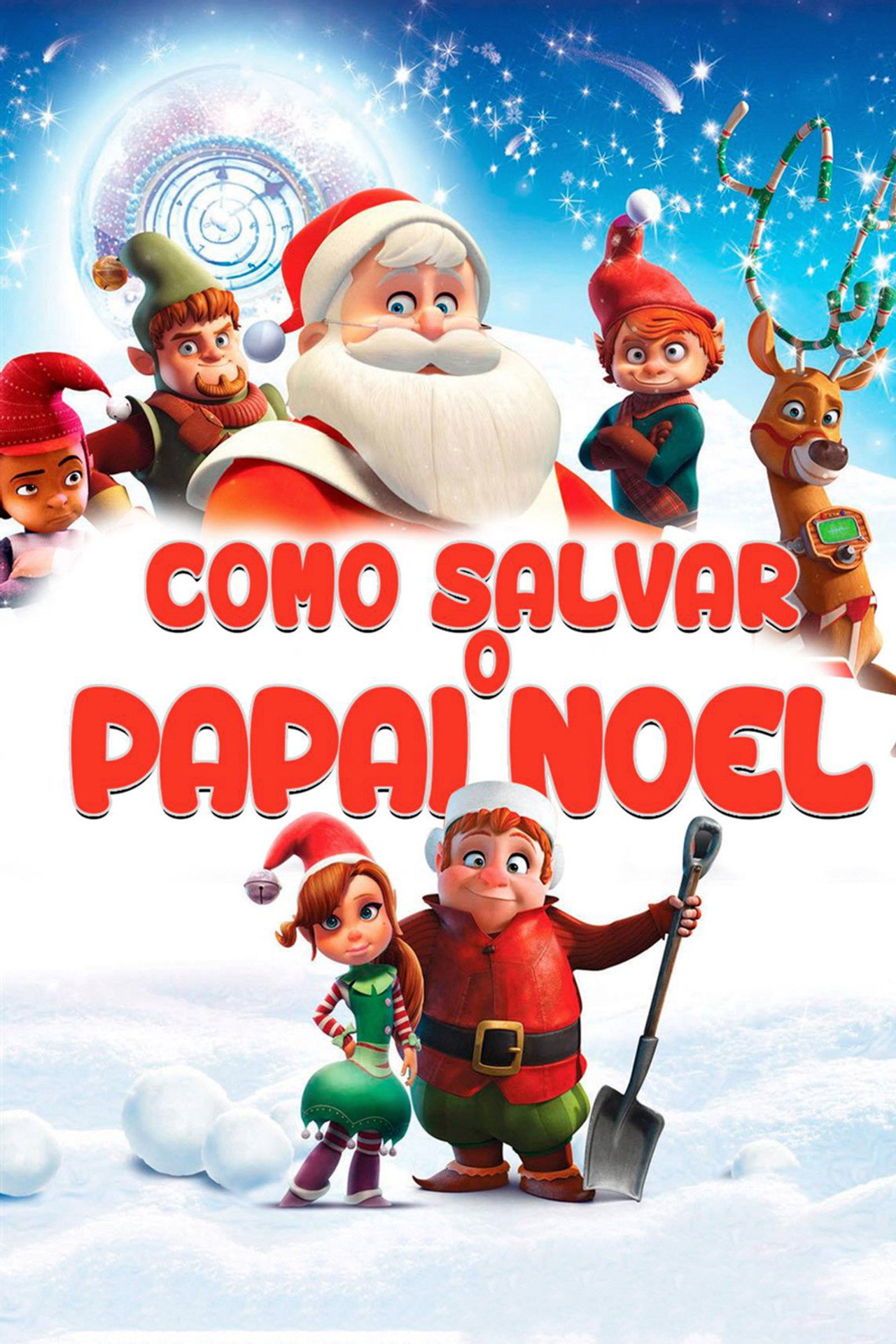 Pôster de Como Salvar o Papai Noel