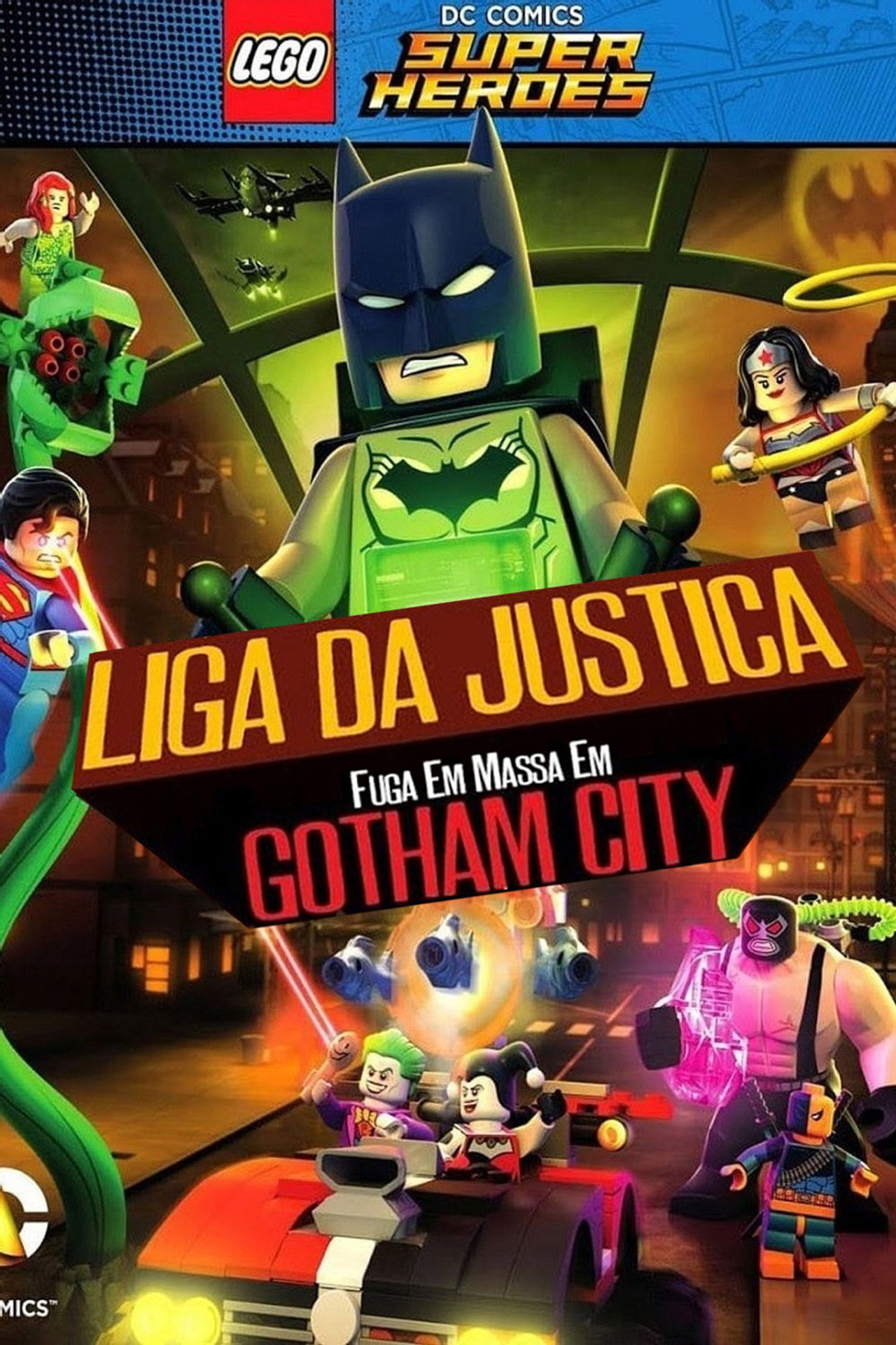 Pôster de LEGO Super Heroes: DC Liga da Justiça - Revolta em Gotham