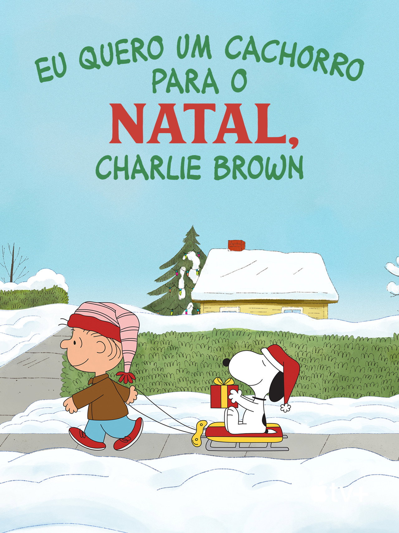 Pôster de Eu Quero um Cachorro para o Natal, Charlie Brown