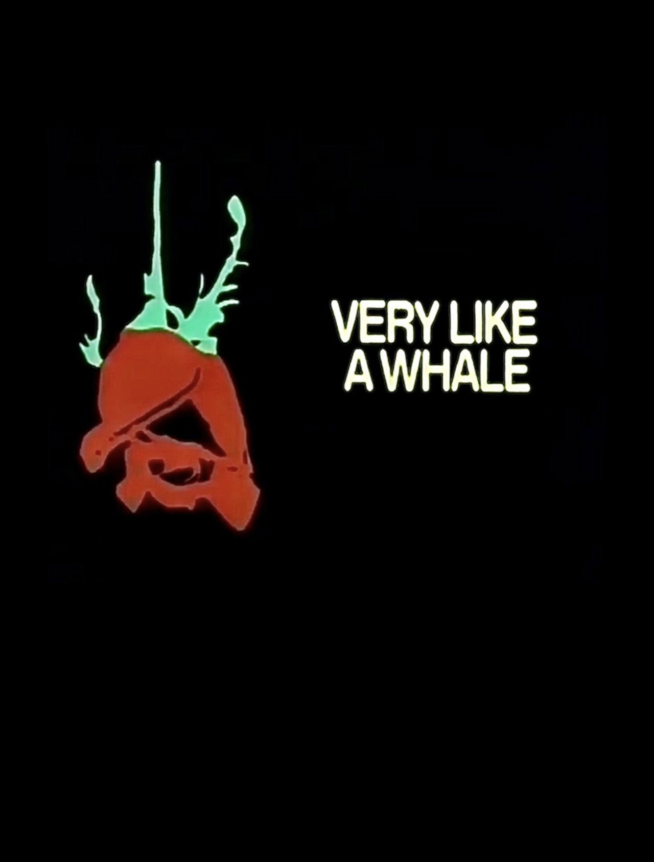 Pôster de Very Like a Whale