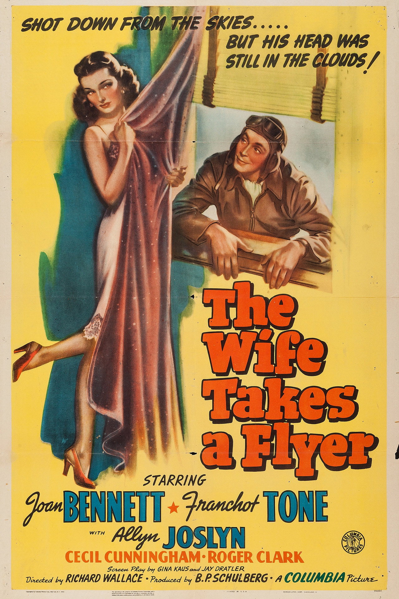 Pôster de The Wife Takes a Flyer