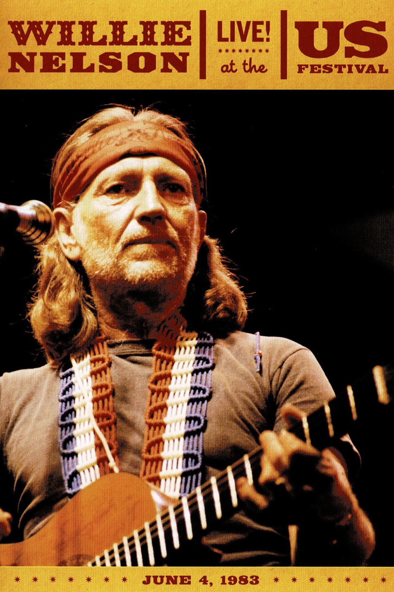 Pôster de Willie Nelson Live at the US Festival