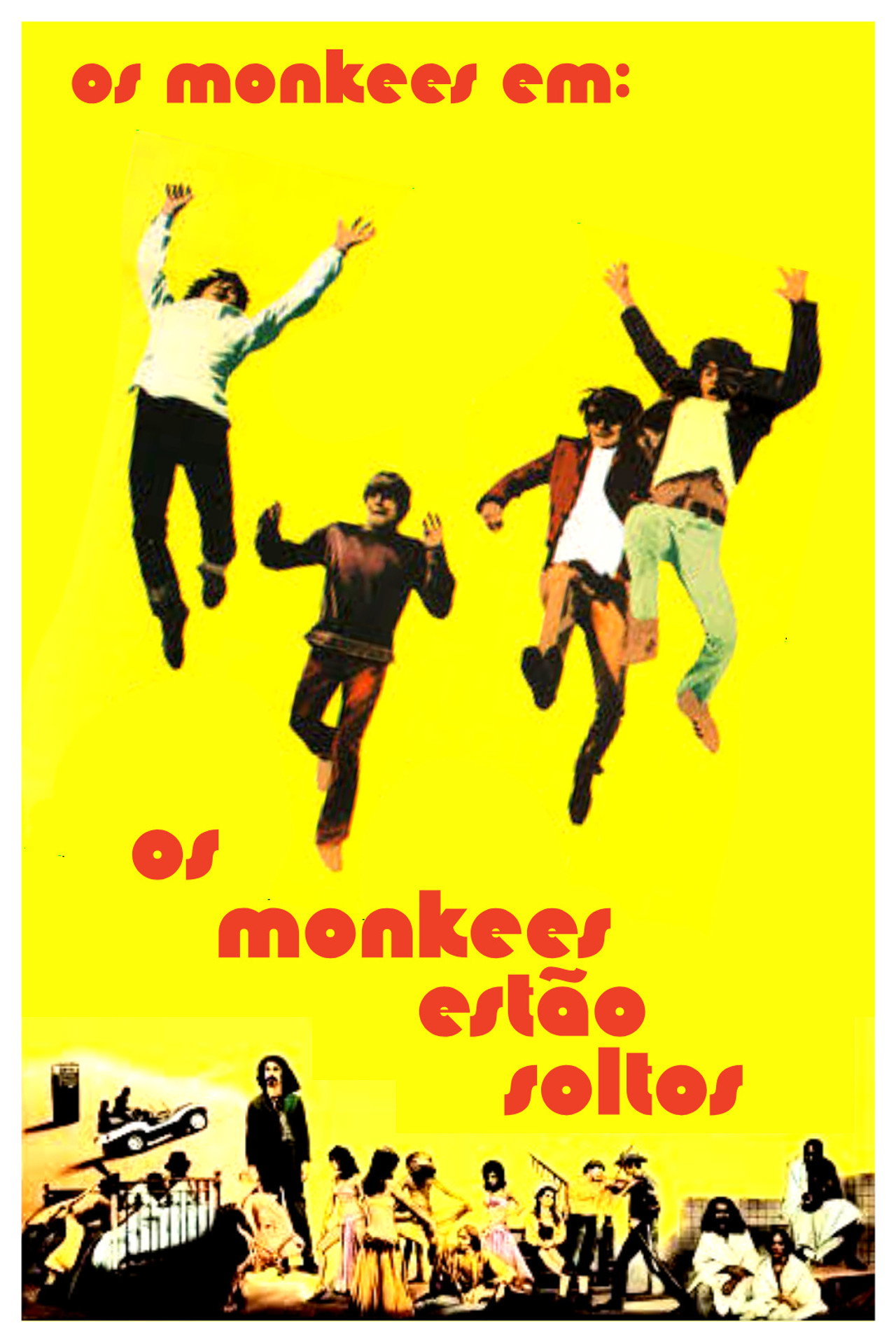 Pôster de Os Monkees Estão Soltos
