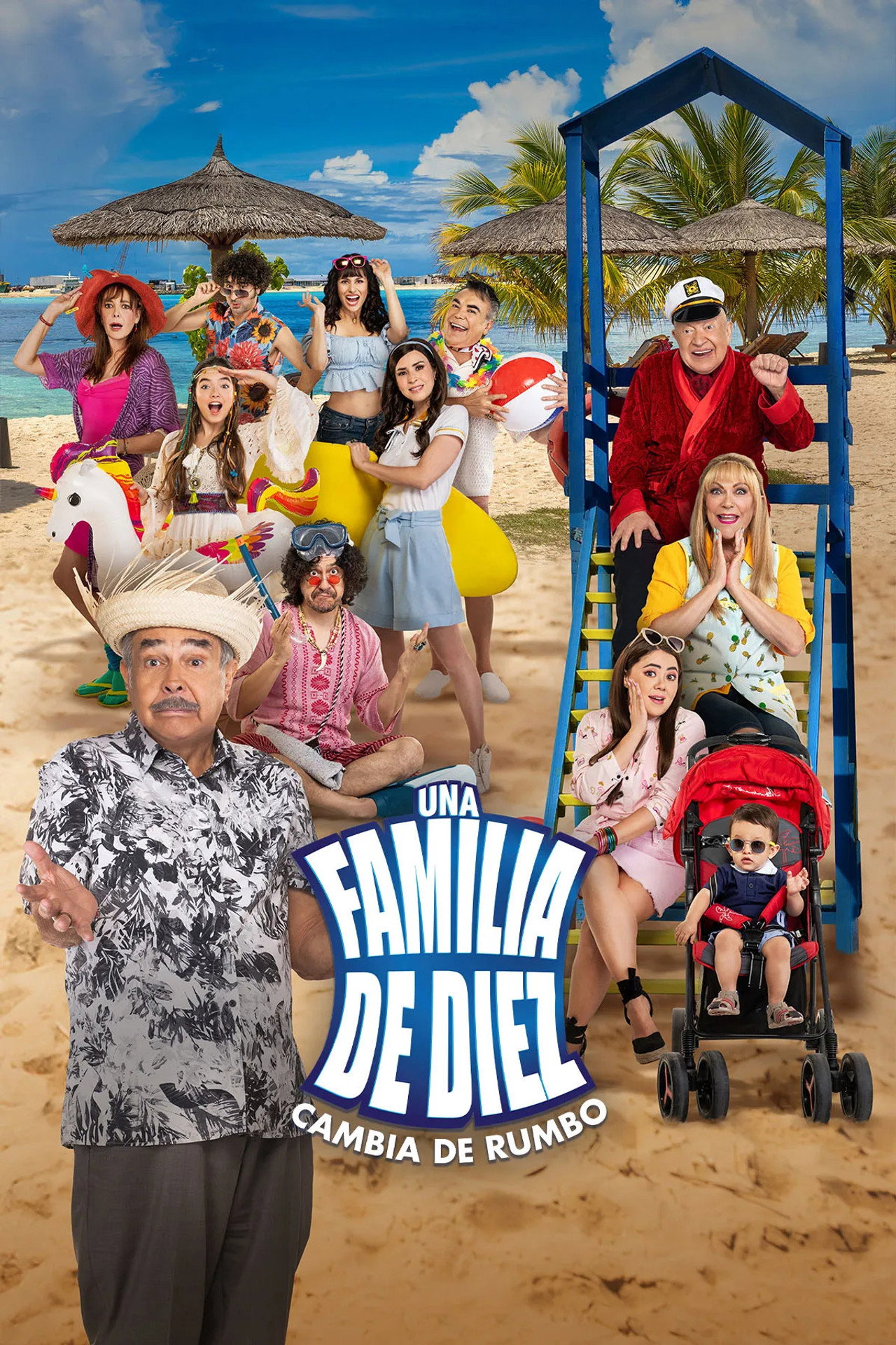 Pôster de Una familia de diez