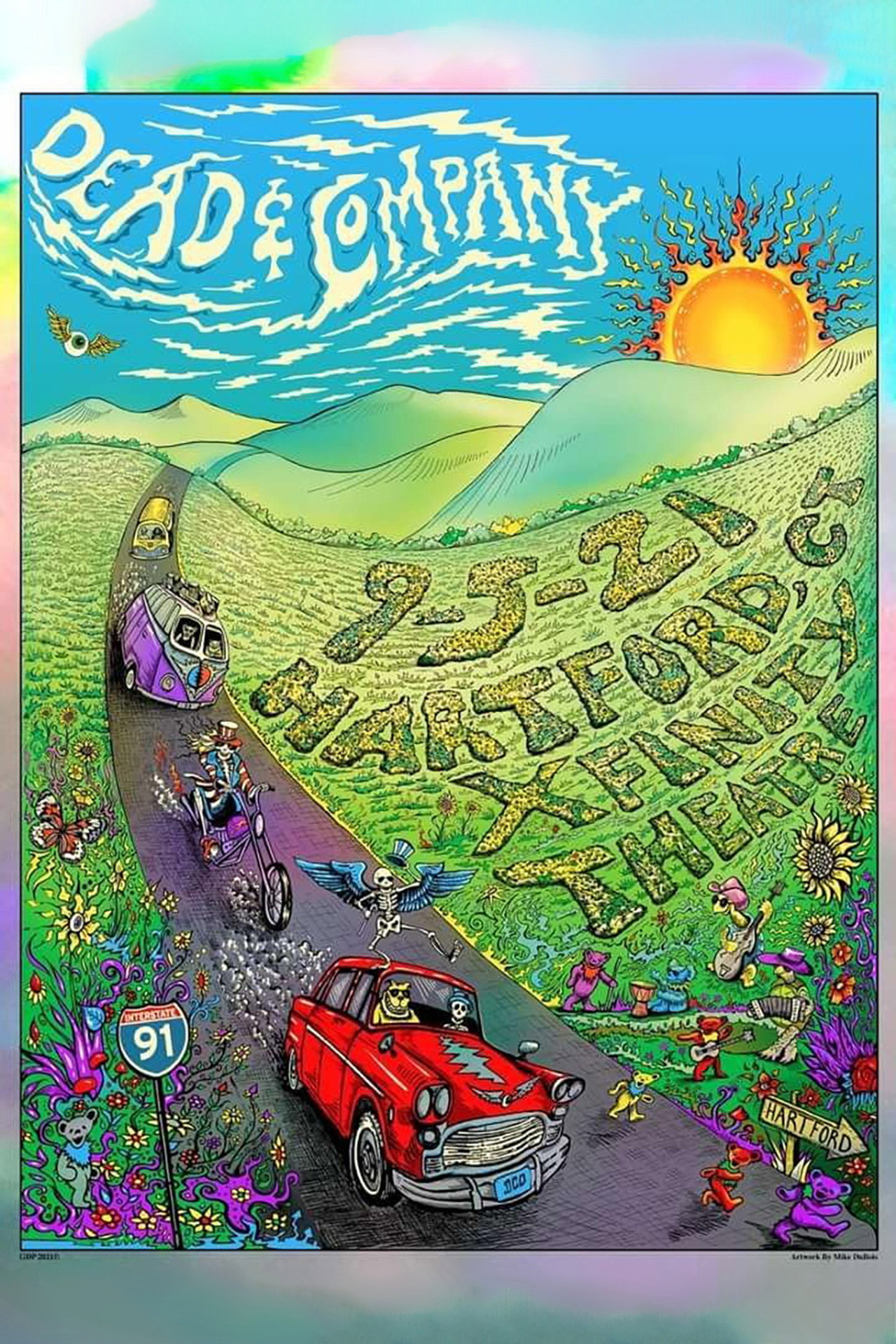 Pôster de Dead & Company: 2021-09-05 Xfinity Theatre, Hartford, CT