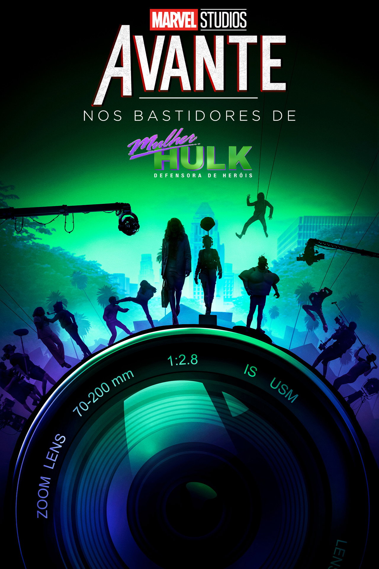 Pôster de Nos Bastidores de Mulher-Hulk: Defensora de Heróis