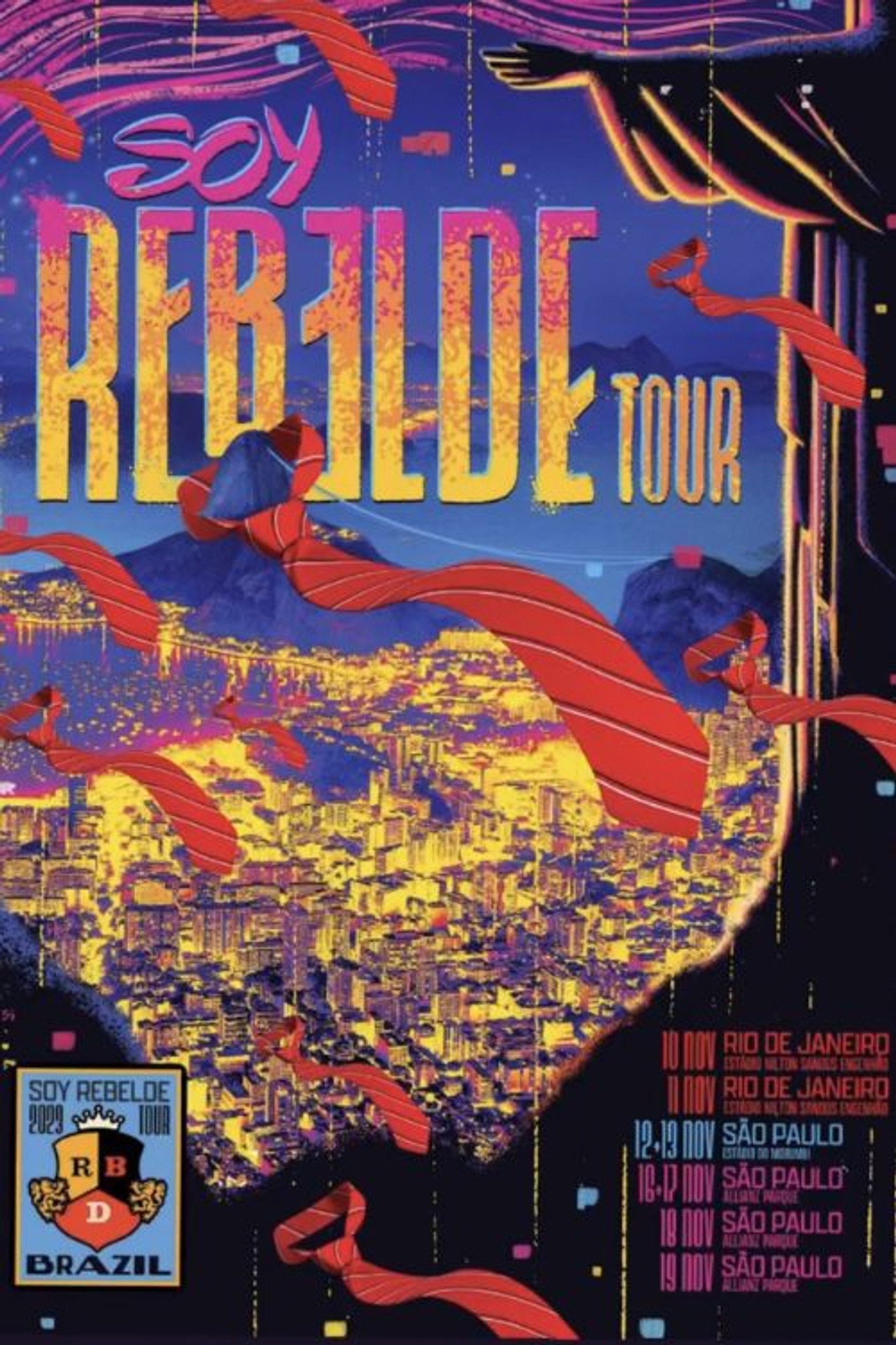 Pôster de RBD: Soy Rebelde Tour - Live in São Paulo