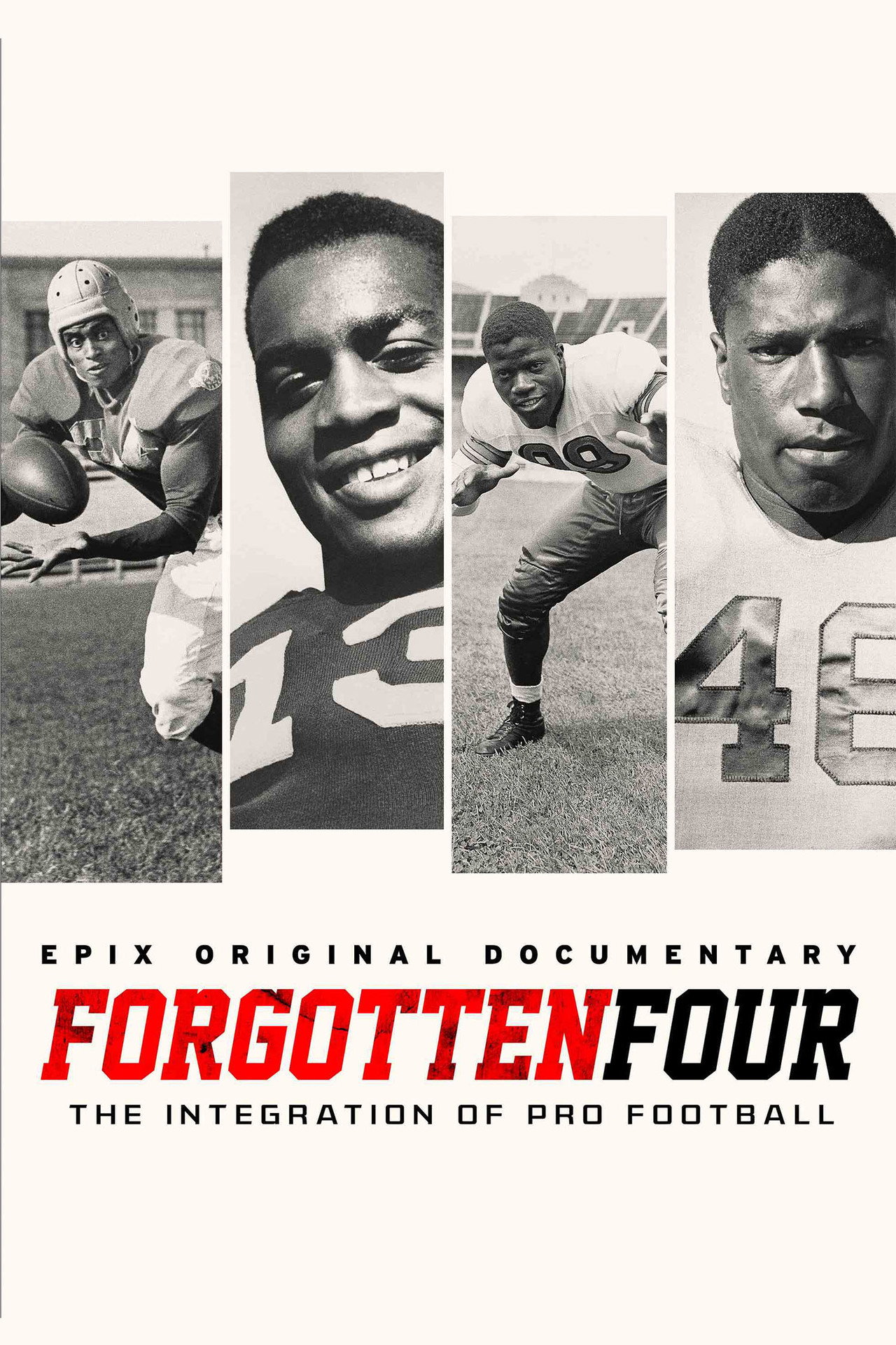 Pôster de Forgotten Four: The Integration of Pro Football