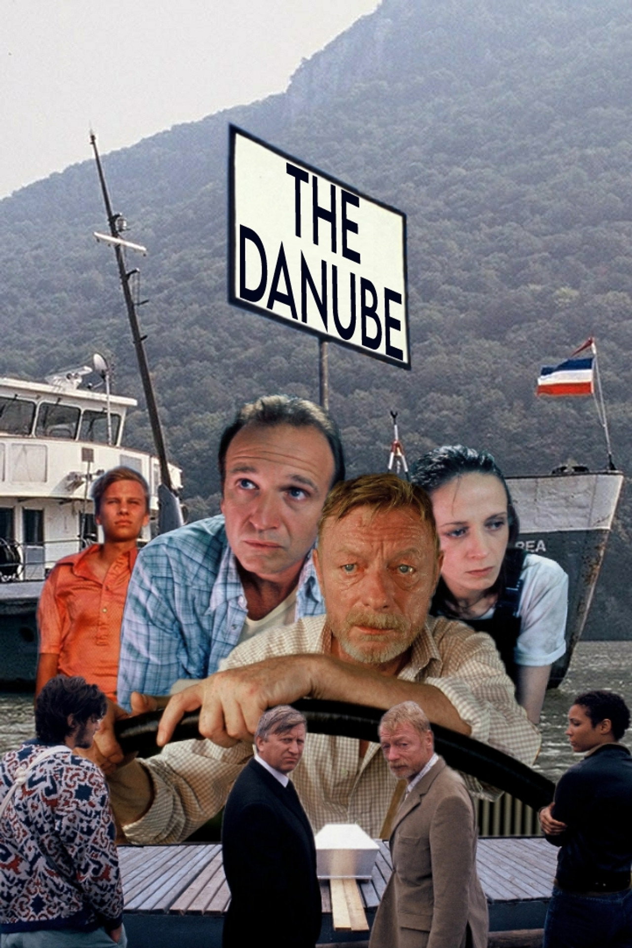 Pôster de Donau, Duna, Dunaj, Dunav, Dunarea