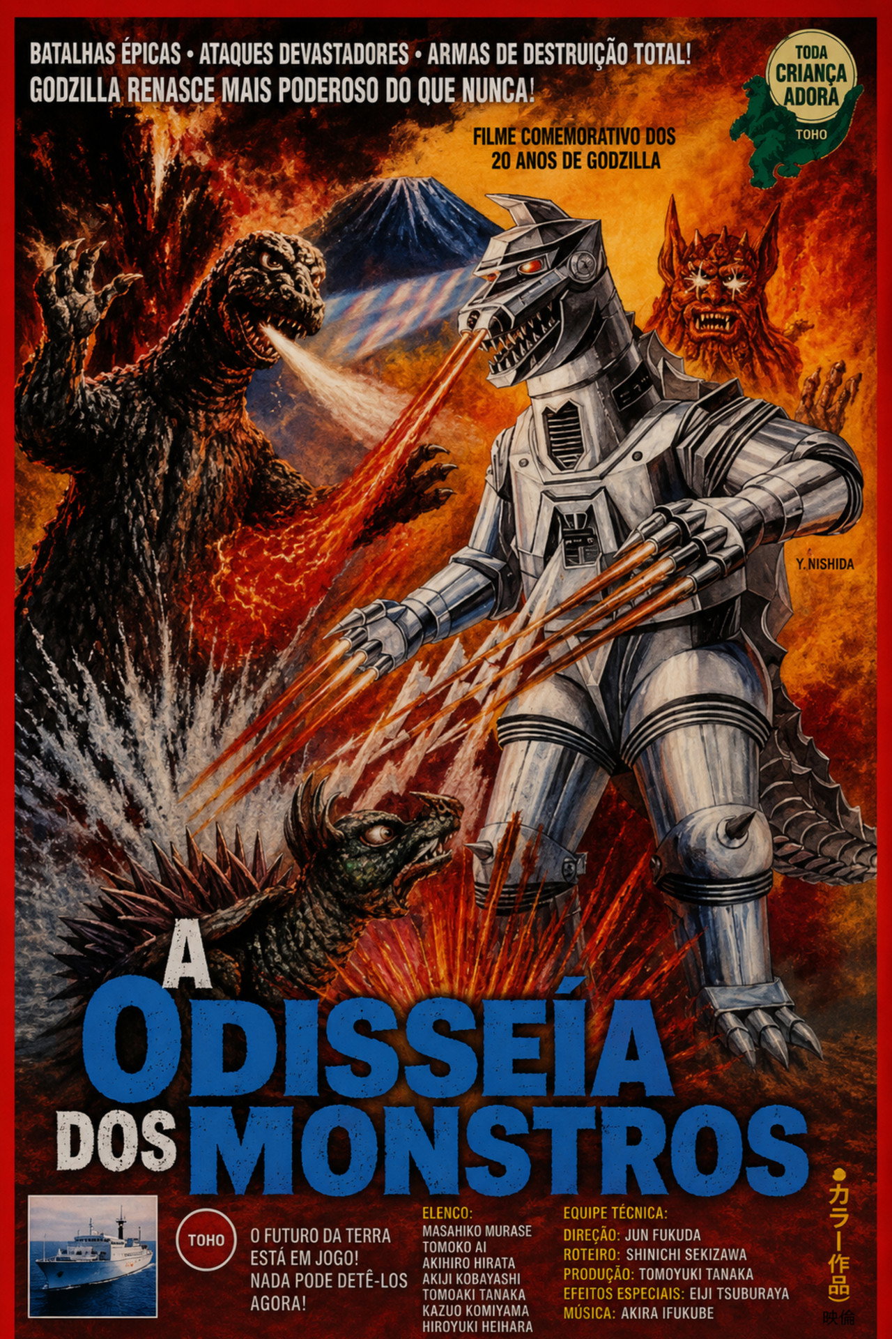 Pôster de A Odisséia Dos Monstros