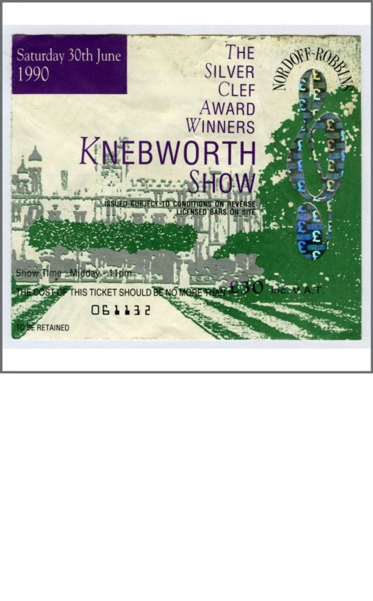 Pôster de Silver Clef Award Winners Show, Knebworth Park