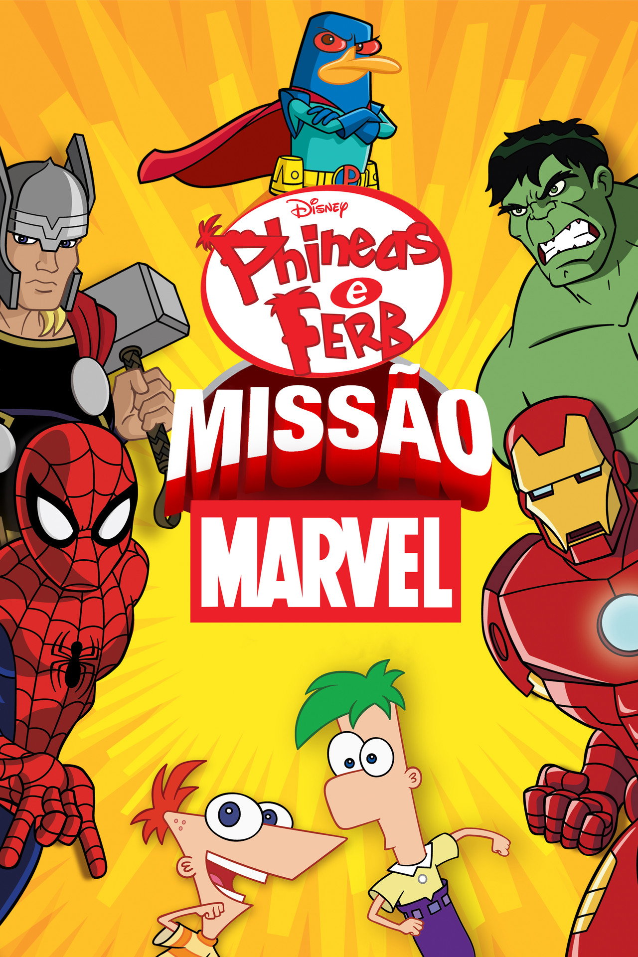 Pôster de Phineas e Ferb: Missão Marvel