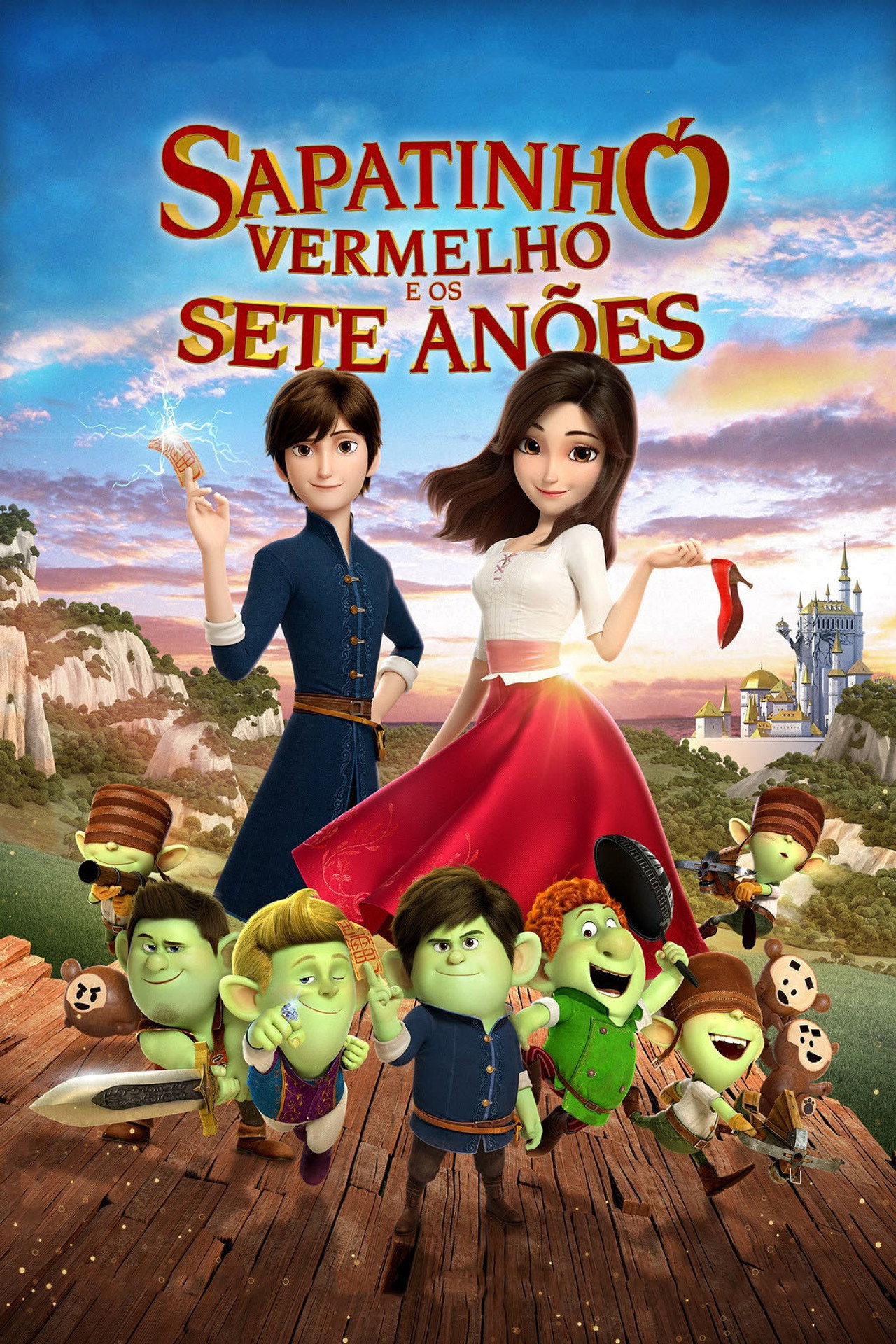 Pôster de Sapatinho Vermelho e os Sete Anões