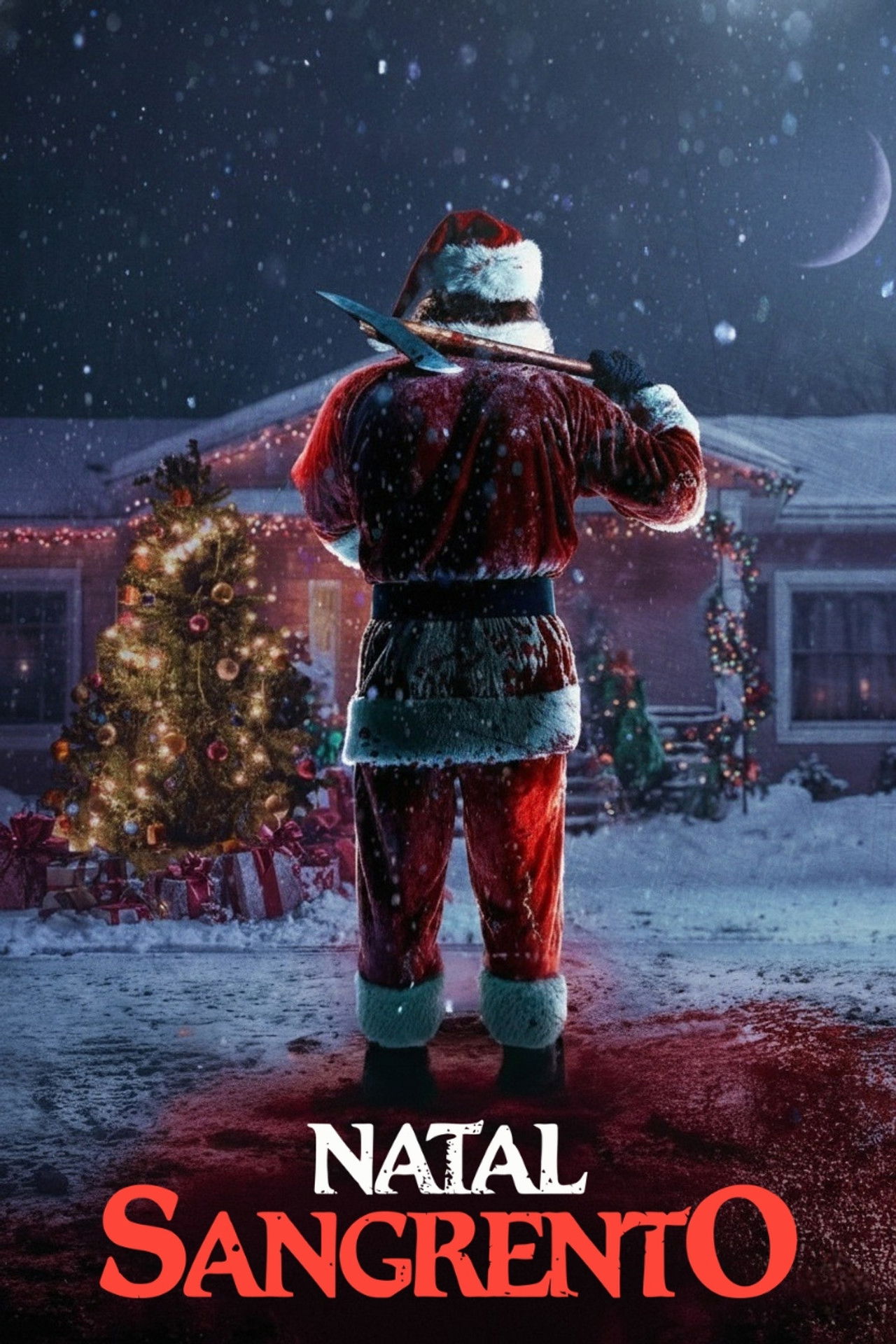 Pôster de Natal Sangrento
