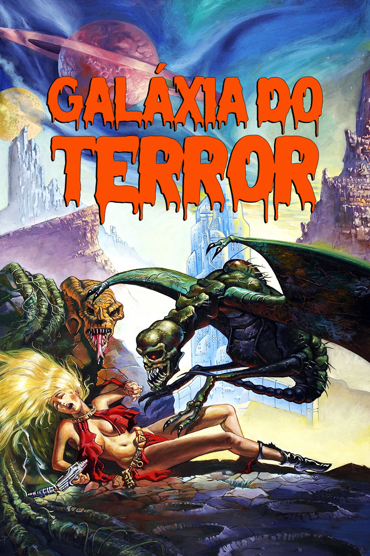 Pôster de Galáxia do Terror
