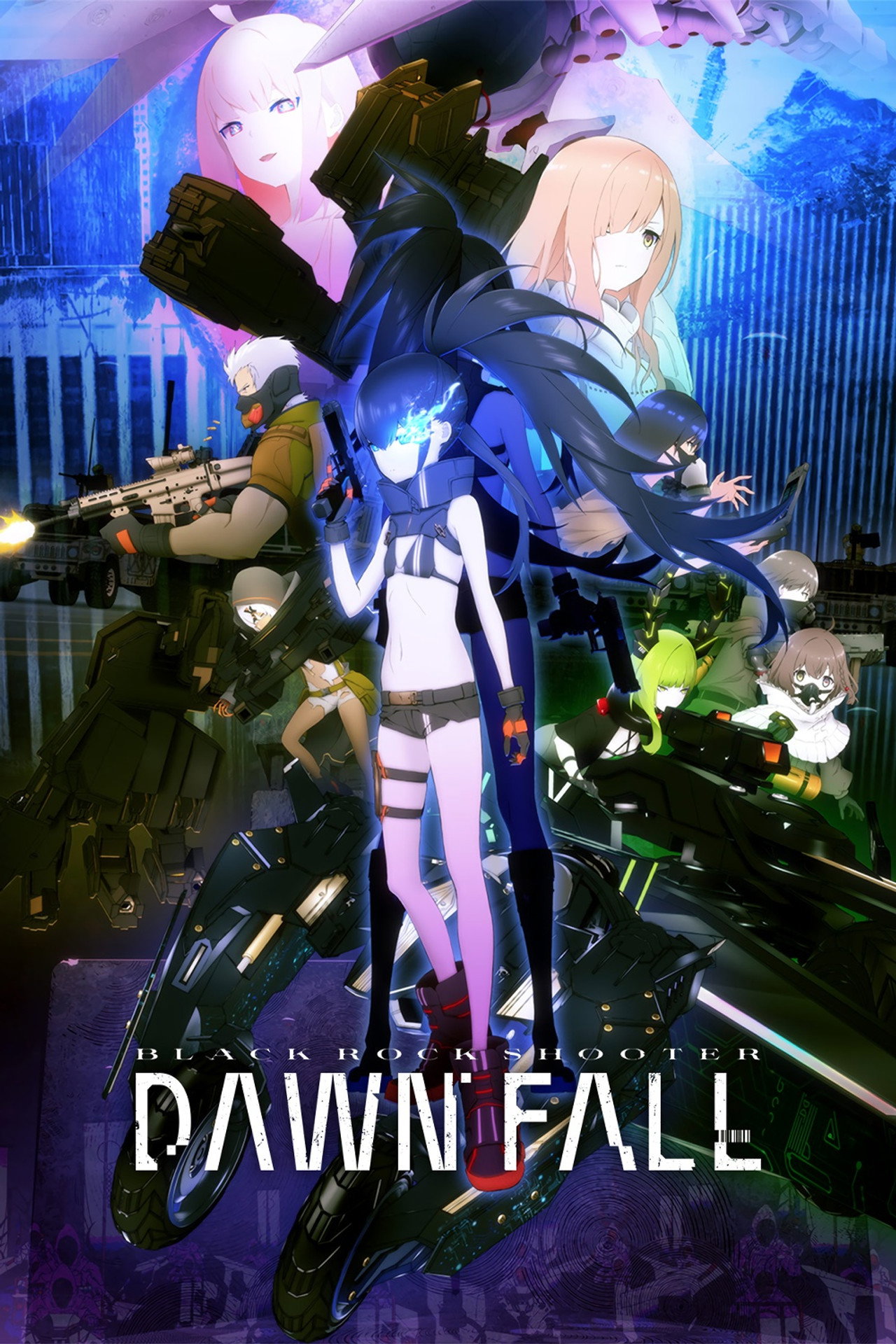 Pôster de Black Rock Shooter: Dawn Fall