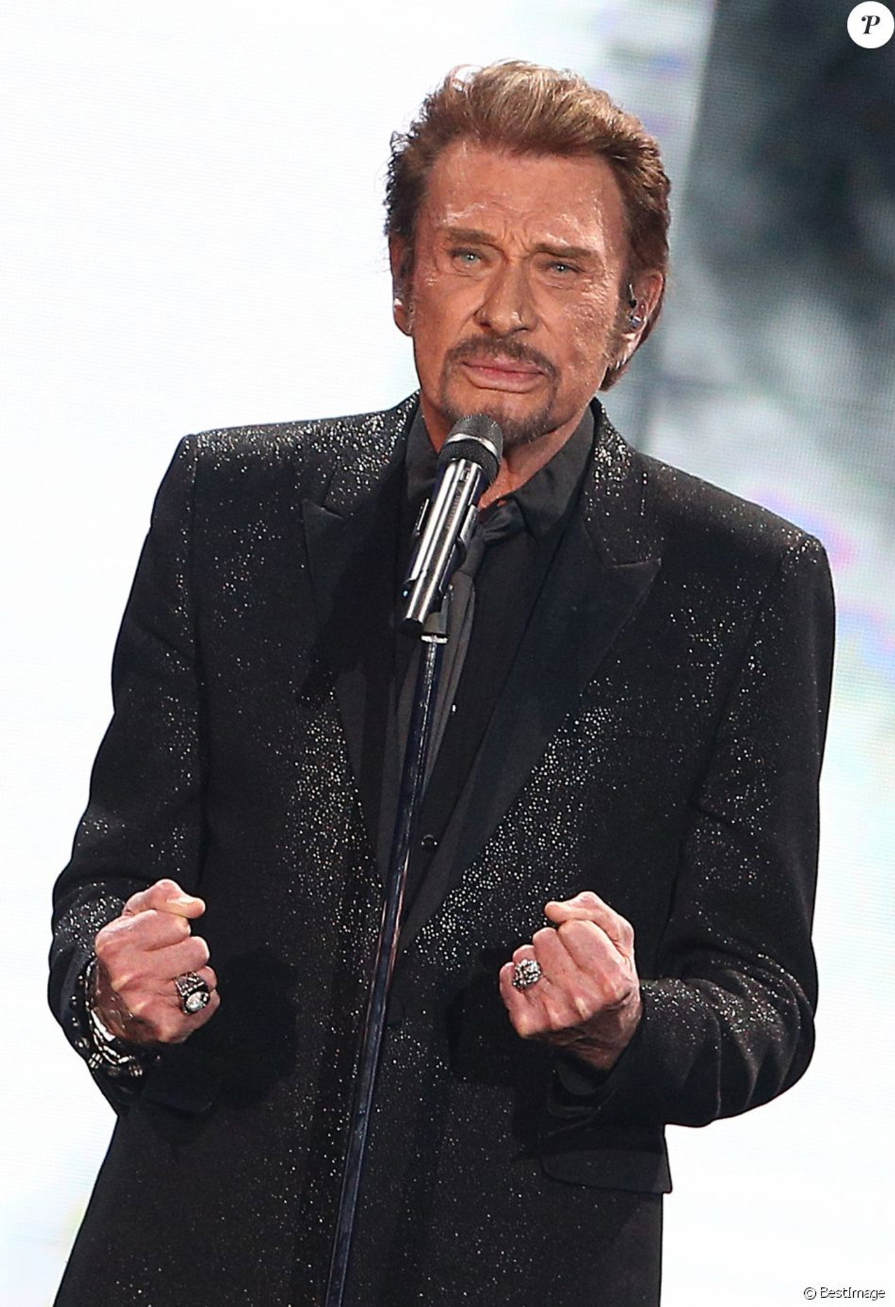 Pôster de Johnny Hallyday la Soirée Evénement