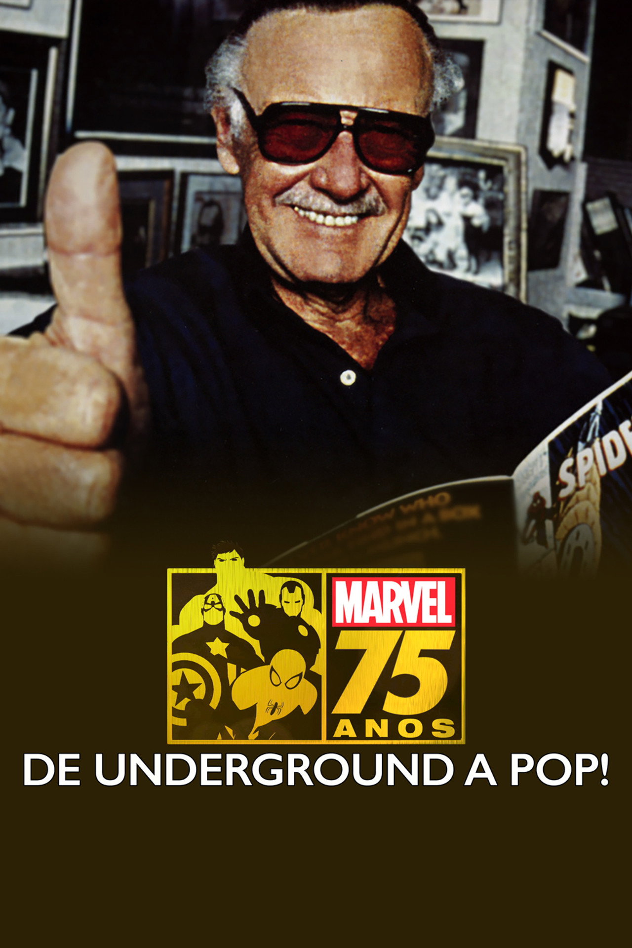 Pôster de Marvel 75 Anos: De Underground a Pop!