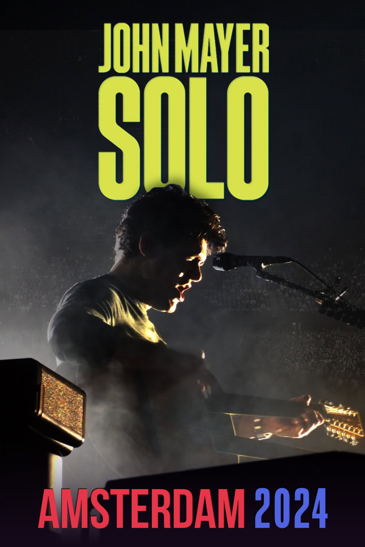 Pôster de John Mayer SOLO live in Amsterdam - 21-22 March 2024