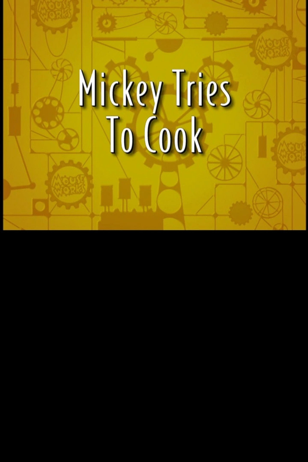 Pôster de Mickey Mouse Tries To Cook