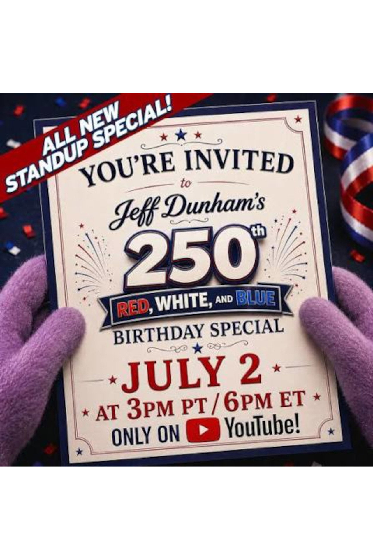Pôster de Jeff Dunham: 250th Red, White, and Blue Birthday Special