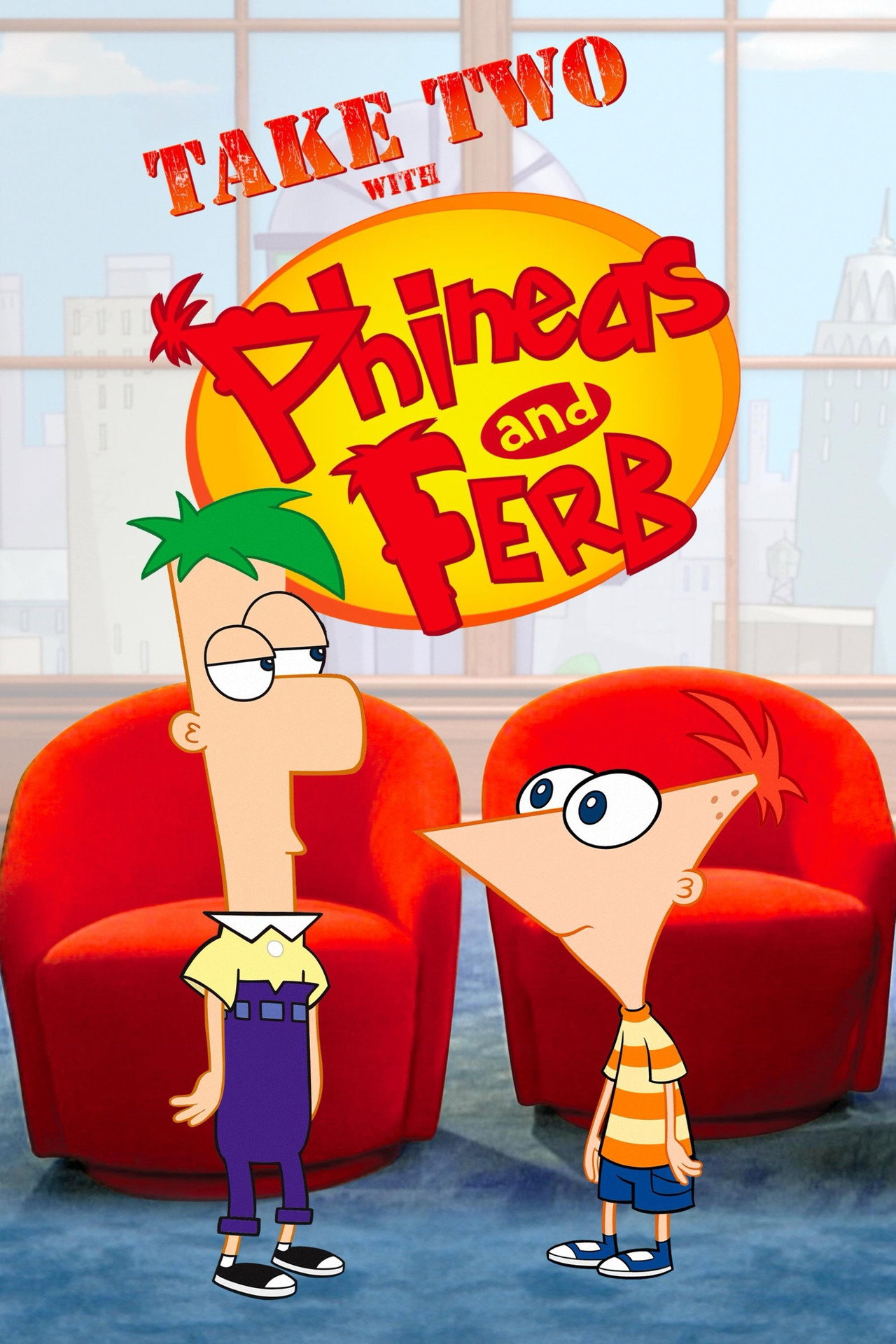 Pôster de Take Dois com Phineas e Ferb