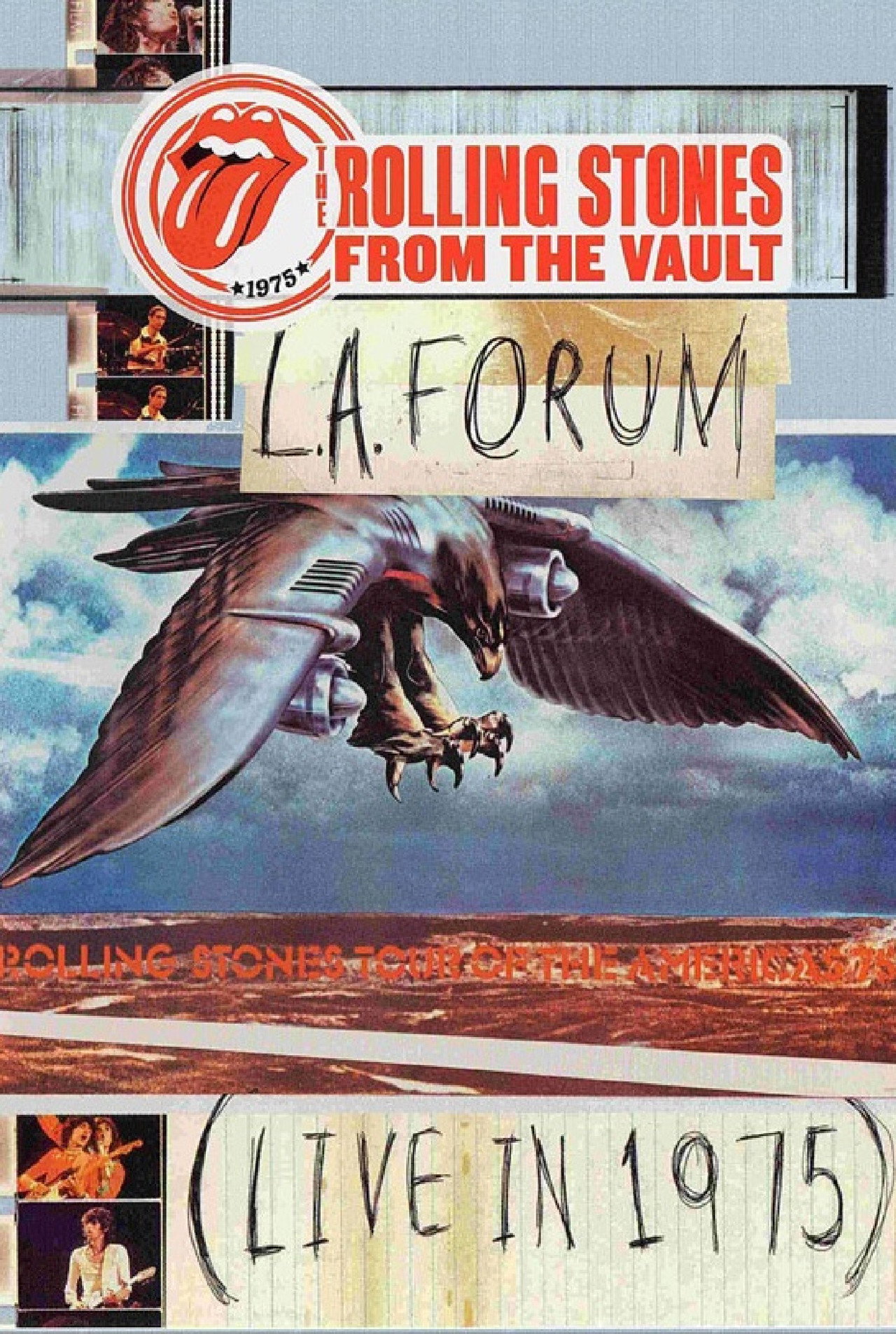 Pôster de The Rolling Stones From The Vault: L.A. Forum Live In 1975