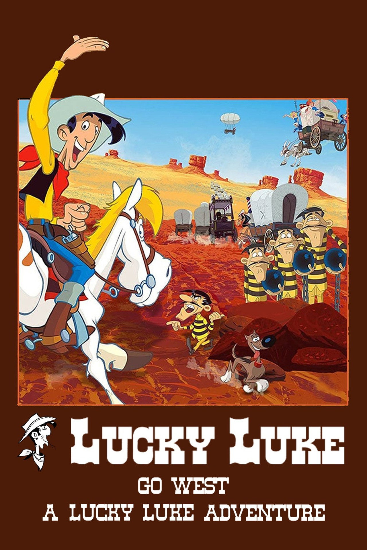 Pôster de Todos ao Oeste! Uma Aventura de Lucky Luke