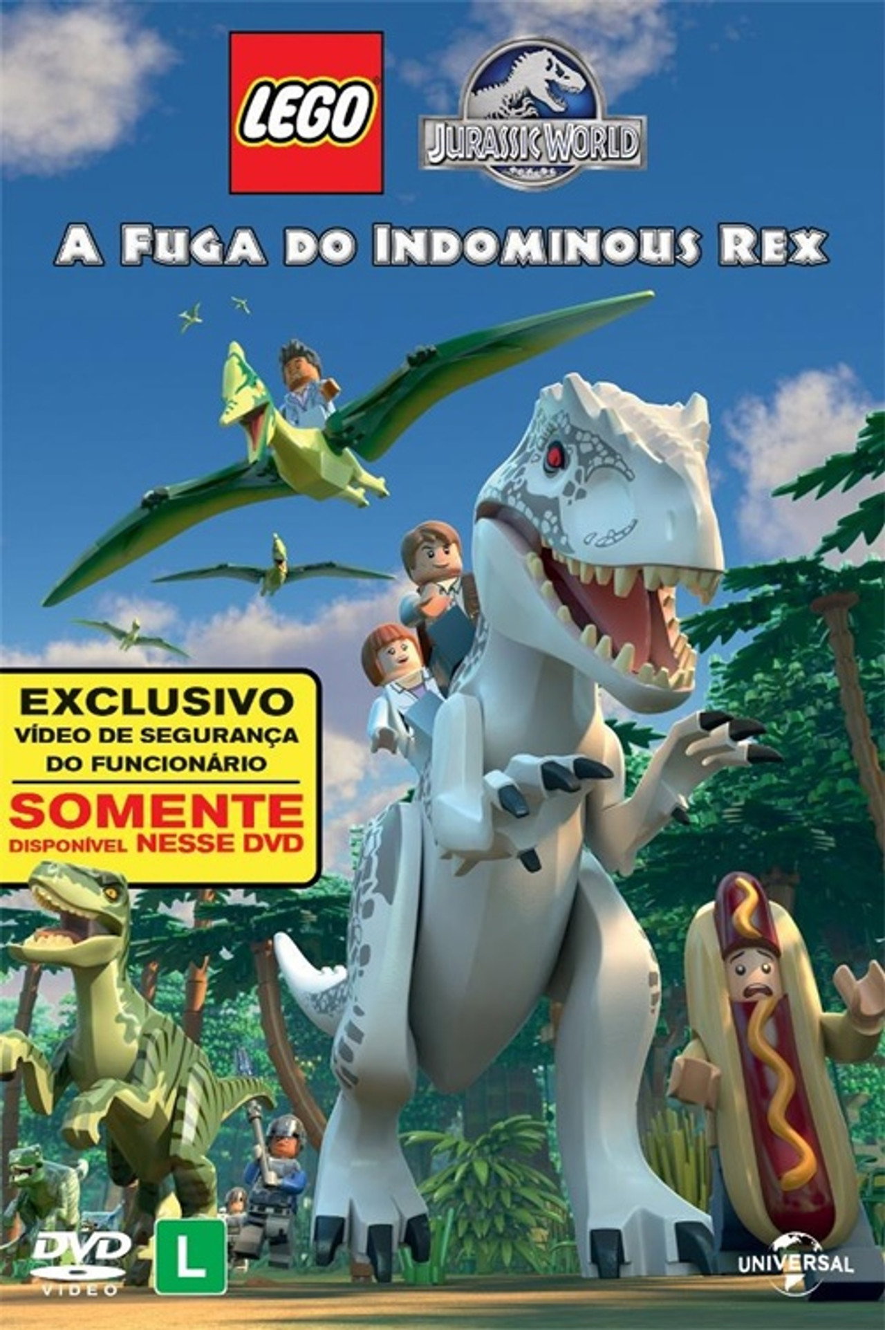 Pôster de Lego Jurassic World: A Fuga do Indominus Rex