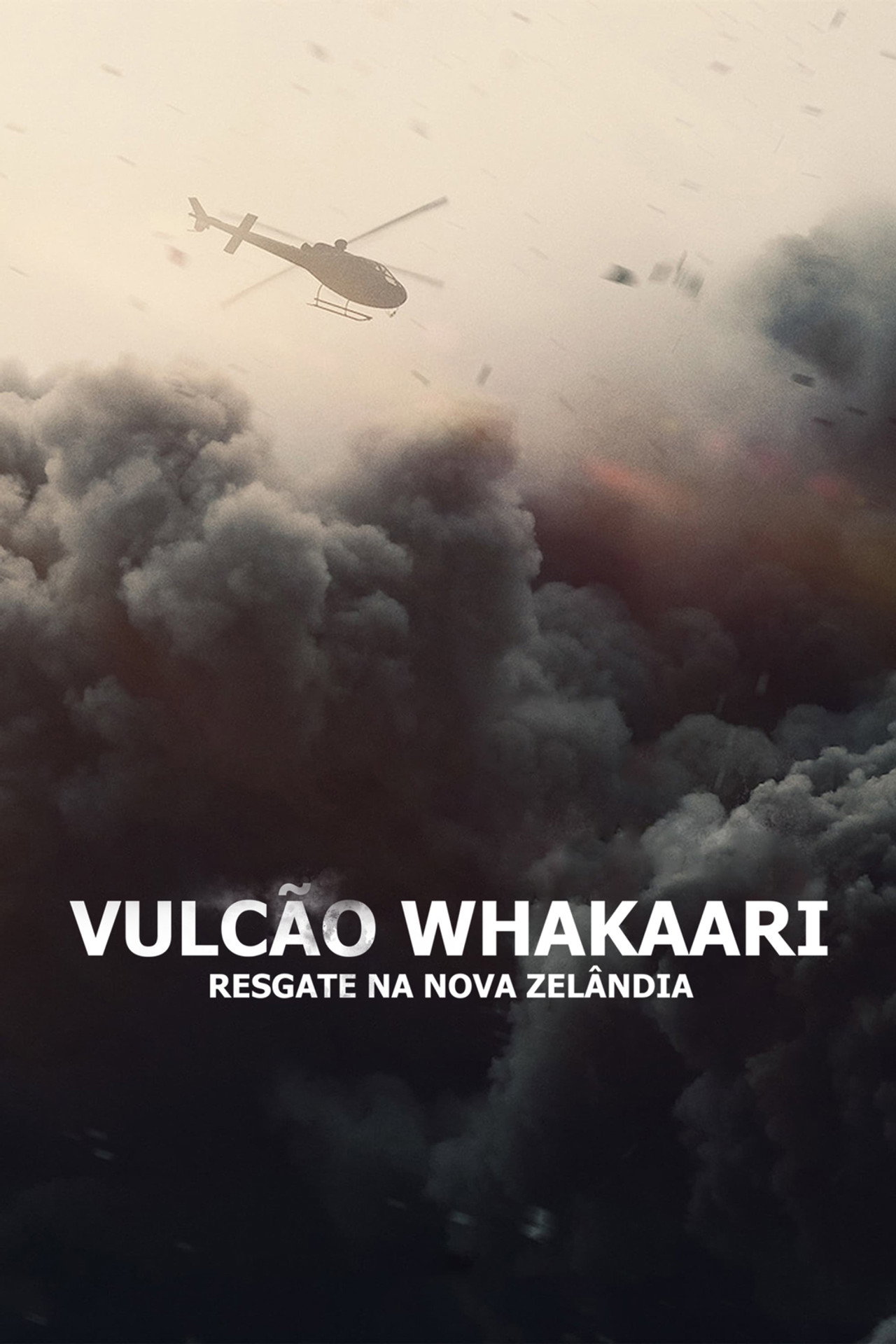 Pôster de Vulcão Whakaari: Resgate na Nova Zelândia