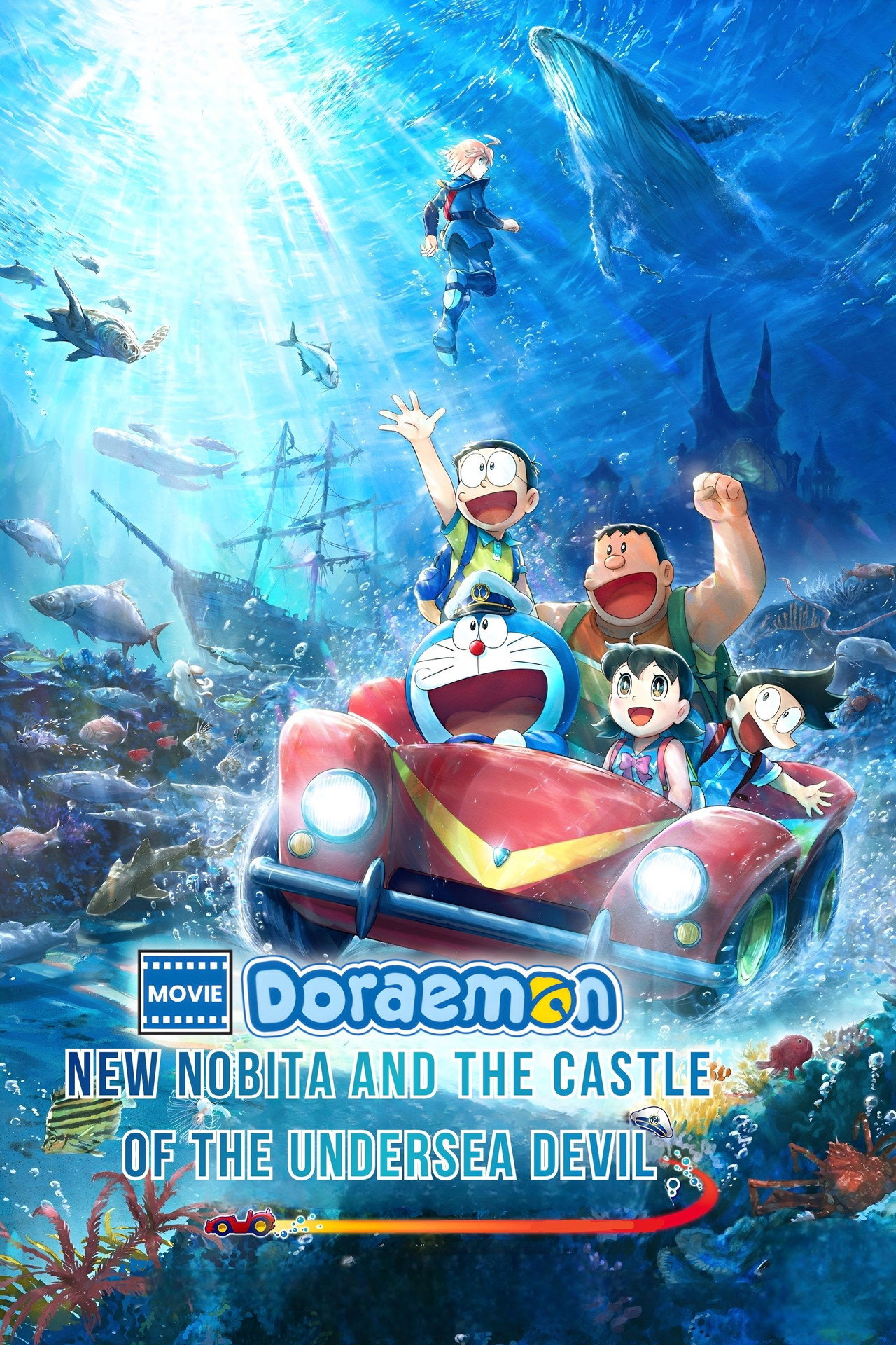 Pôster de Doraemon the Movie: New Nobita and the Castle of the Undersea Devil