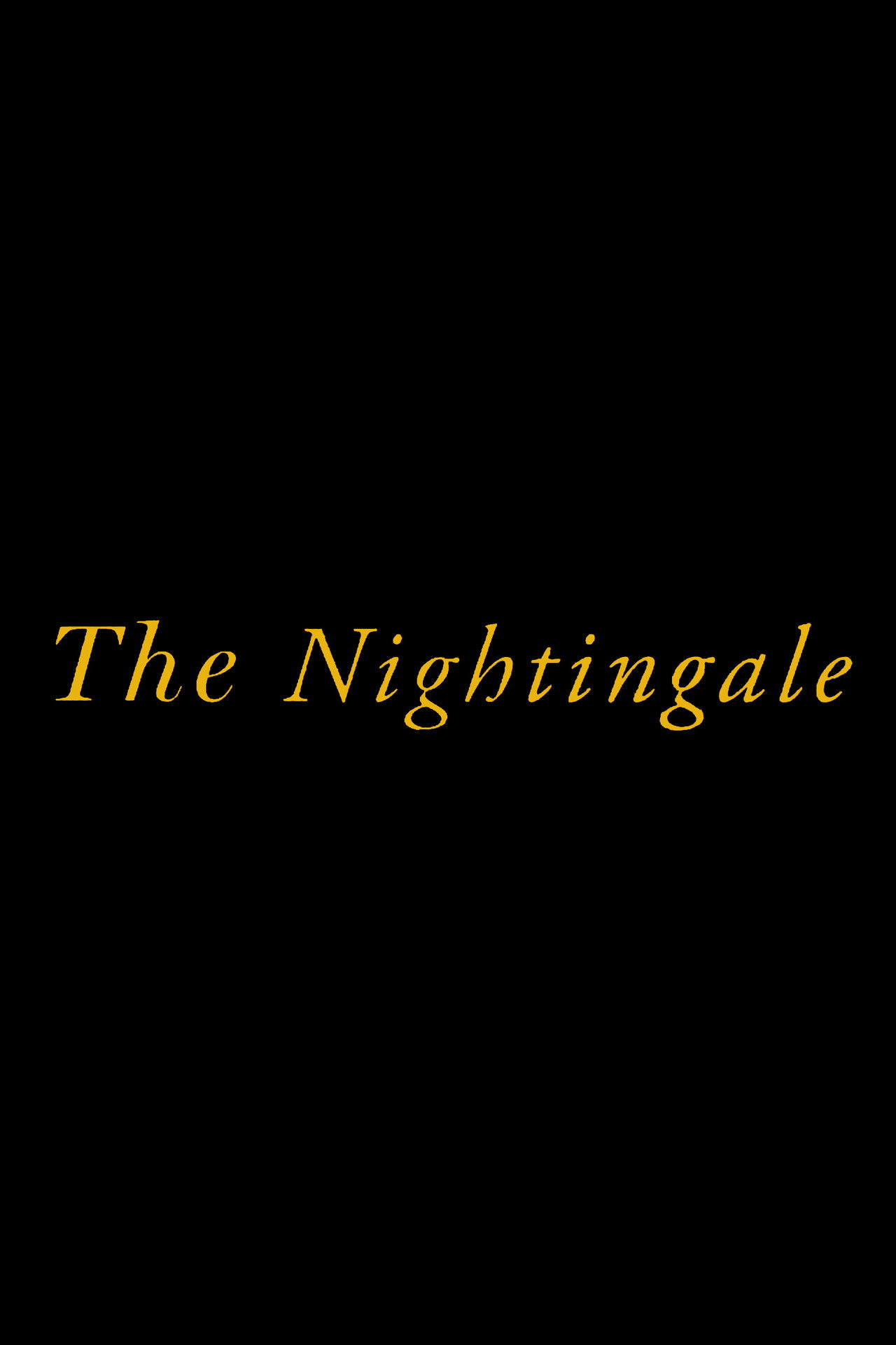 Pôster de The Nightingale